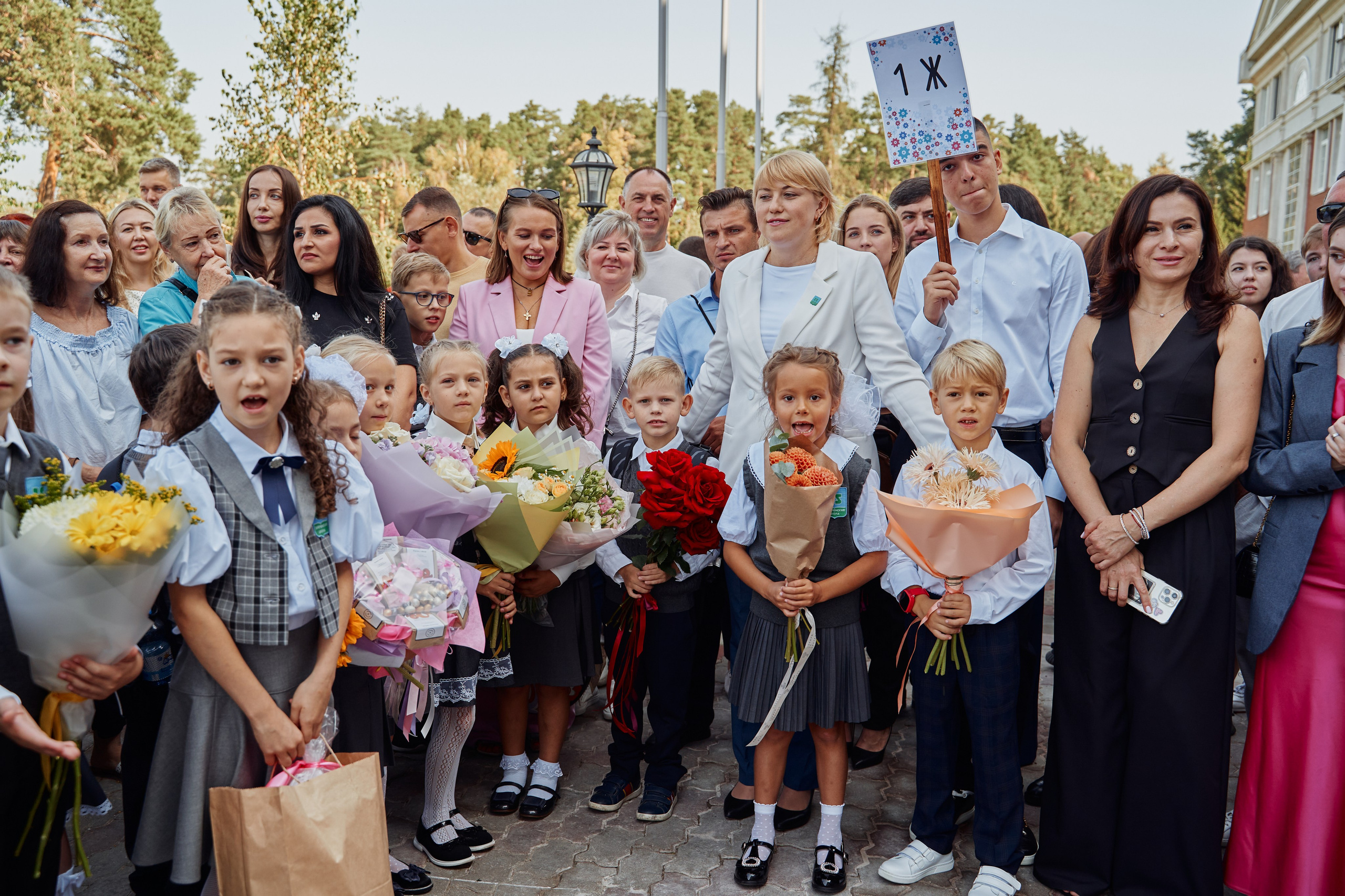 1 сентября 1Ж класс. Фотограф Москва Арина Клокова