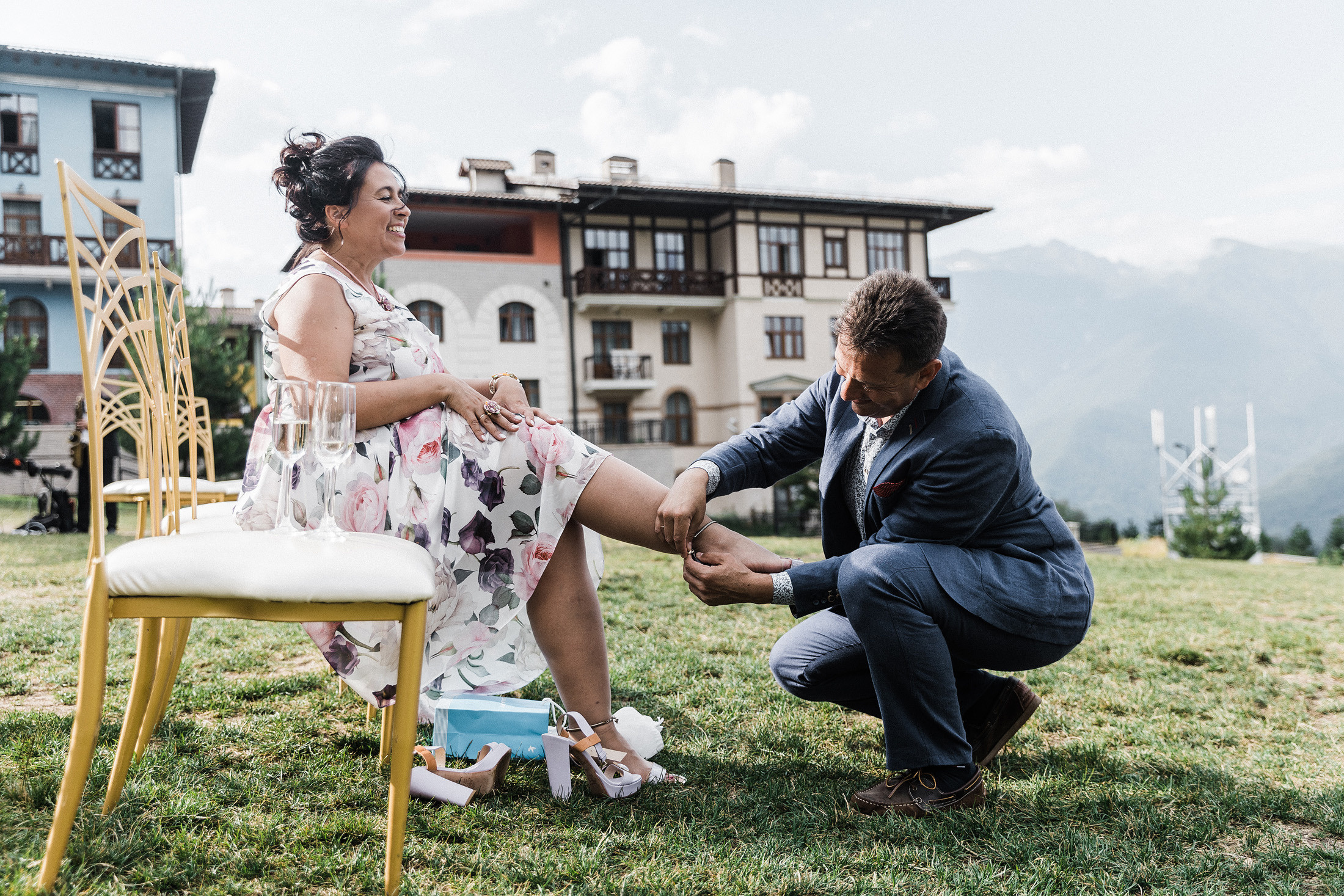 Саша и Юля Красная поляна. Свадебный и семейный фотограф в Краснодаре Роман Моско