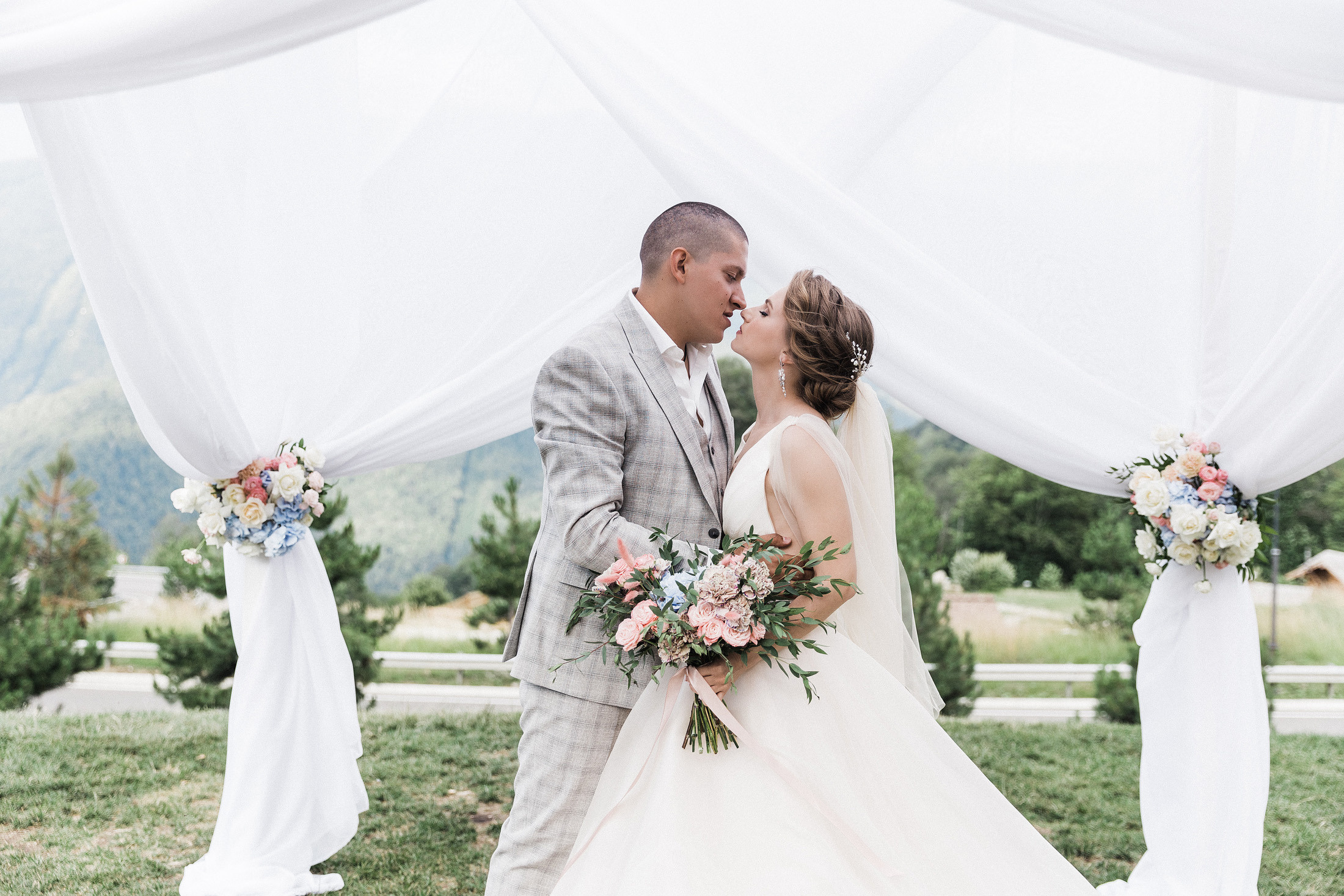 Саша и Юля Красная поляна. Свадебный и семейный фотограф в Краснодаре Роман Моско