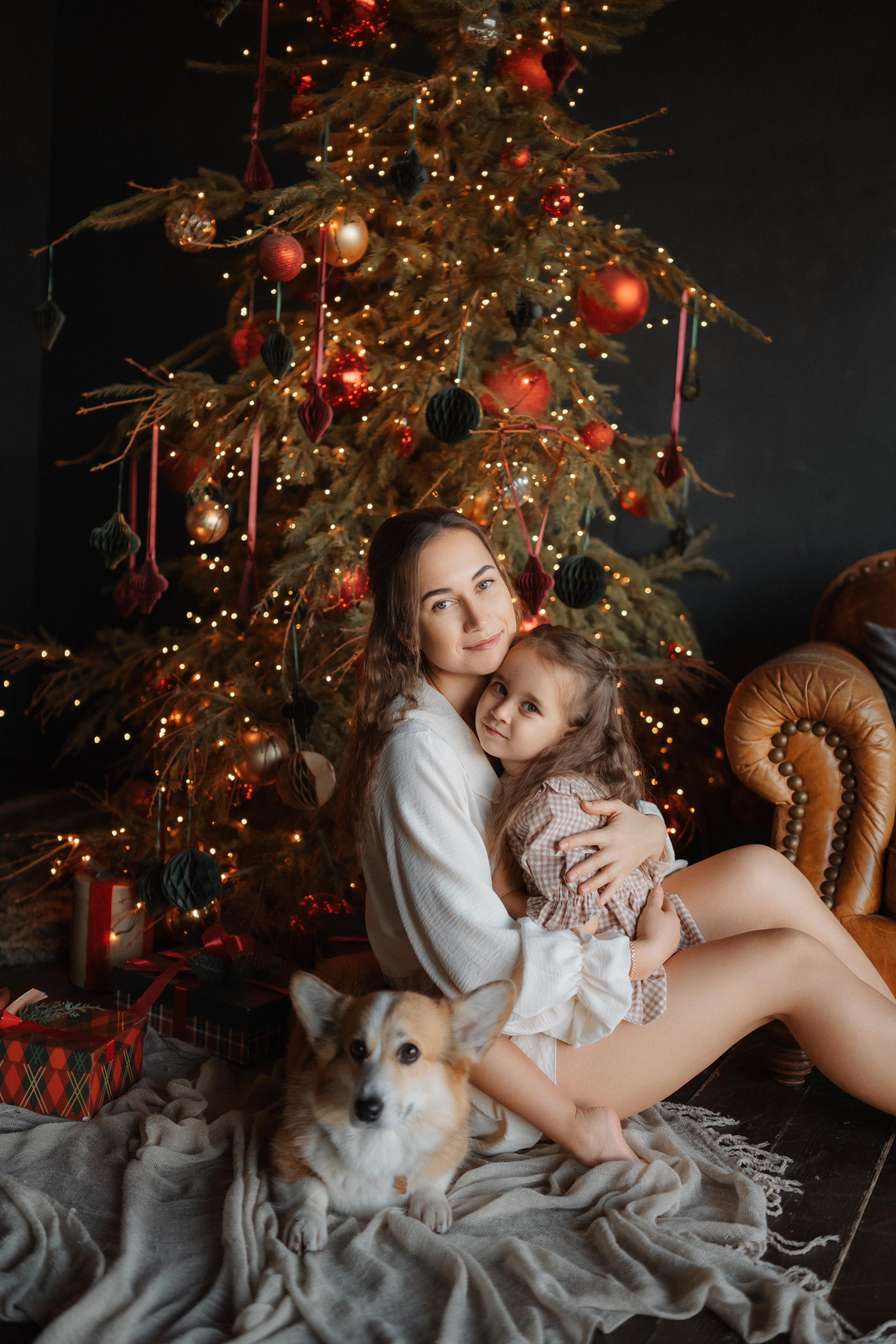 Лада, Алиса, Андрей и Фифи. Дьяконова Валерия семейный и детский фотограф в Санкт-Петербурге