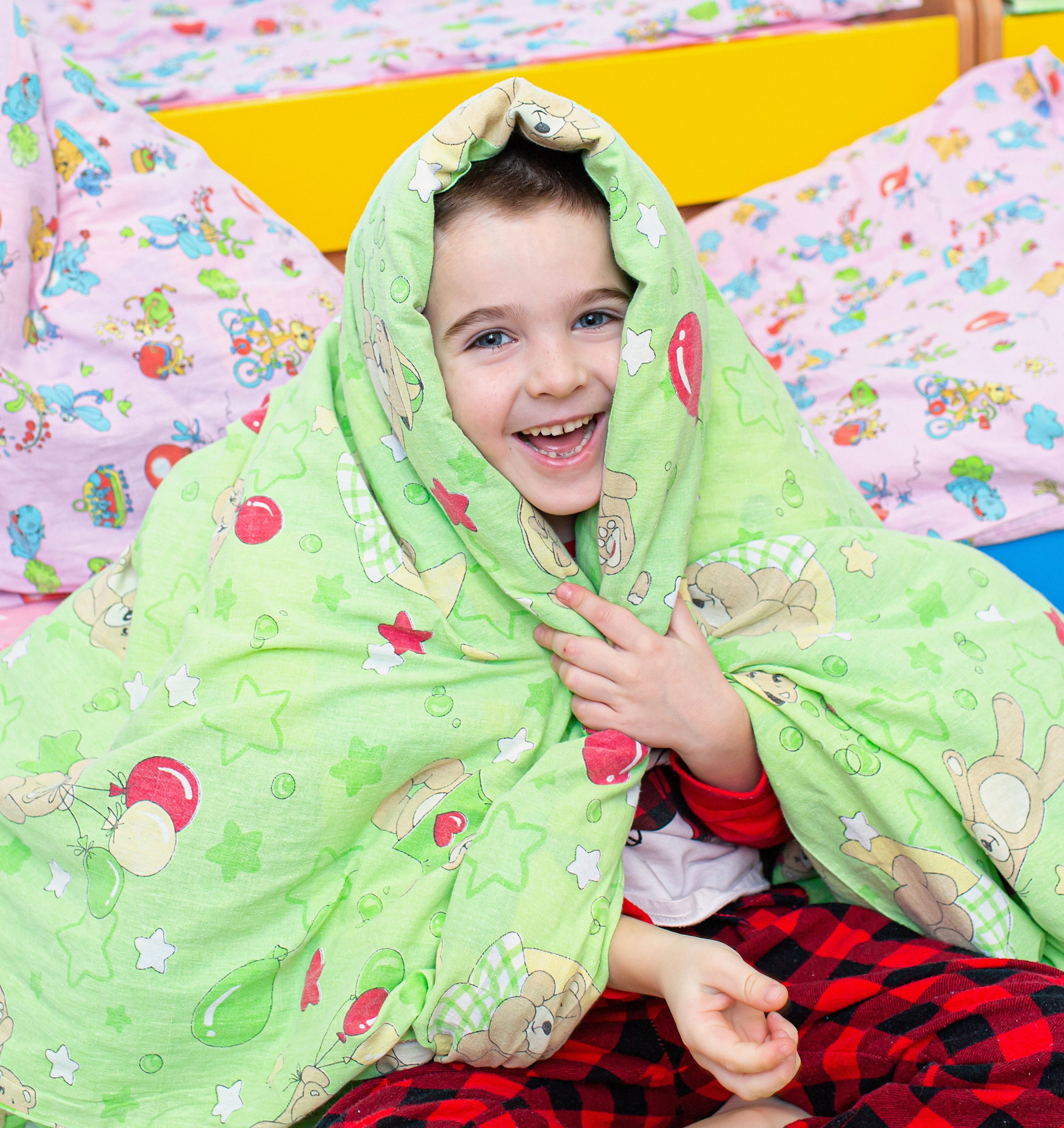 Спальня в детском саду. Свадебный, семейный, детский фотограф в Санкт-Петербурге