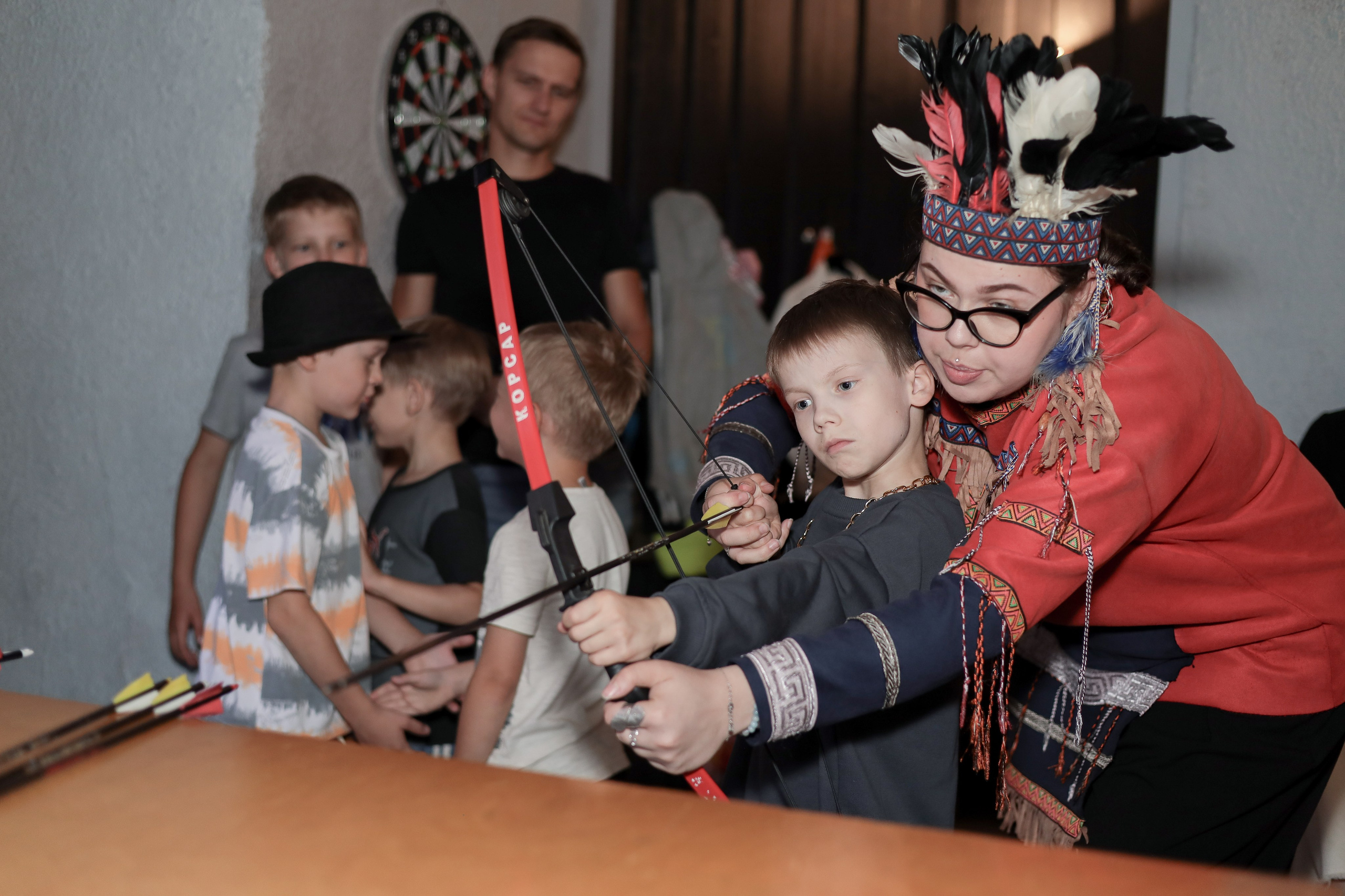 День рождение в стрелковом клубе. Фотограф Надршина Лилия