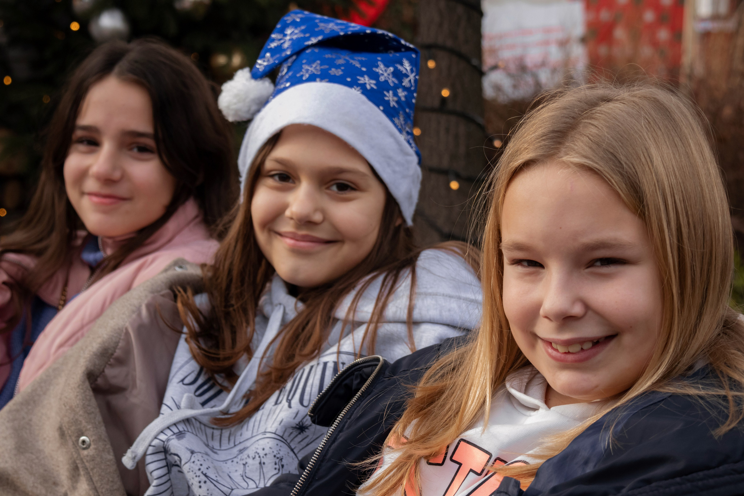 New year photosession for kids and friends. Portrait photographer in Tivat Montenegro Katerina Kirsanova