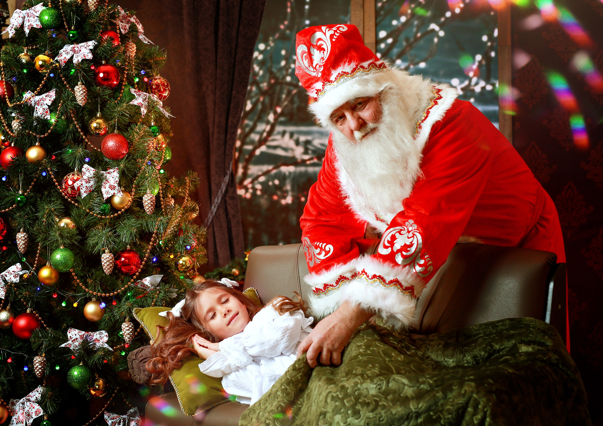 Фотосессия с Дедом Морозом 2022 год. Фотограф в детский сад Елена Колчева Новокузнецк