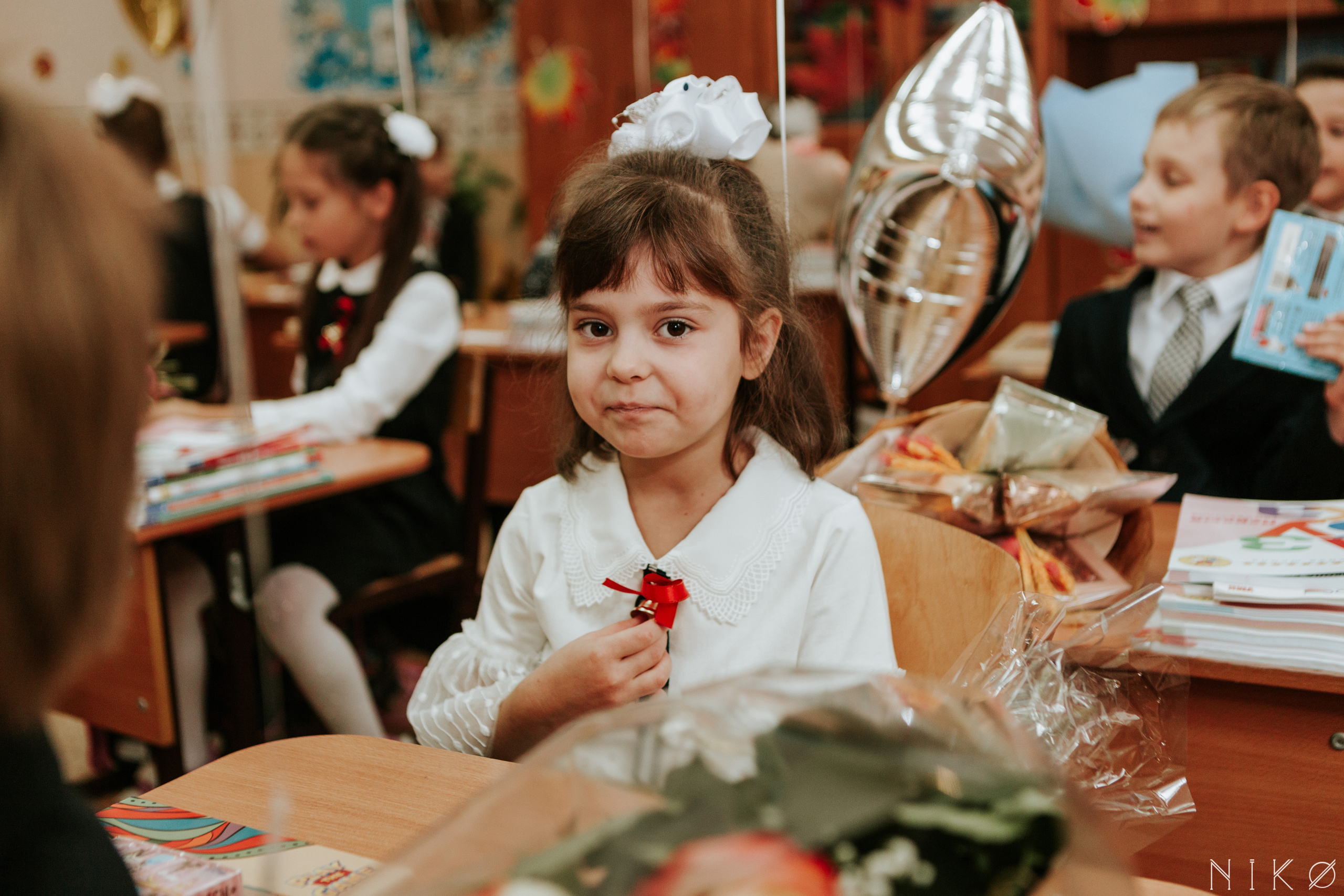 1 сентября в школе № 1158. Фотограф Николь Фолиянц