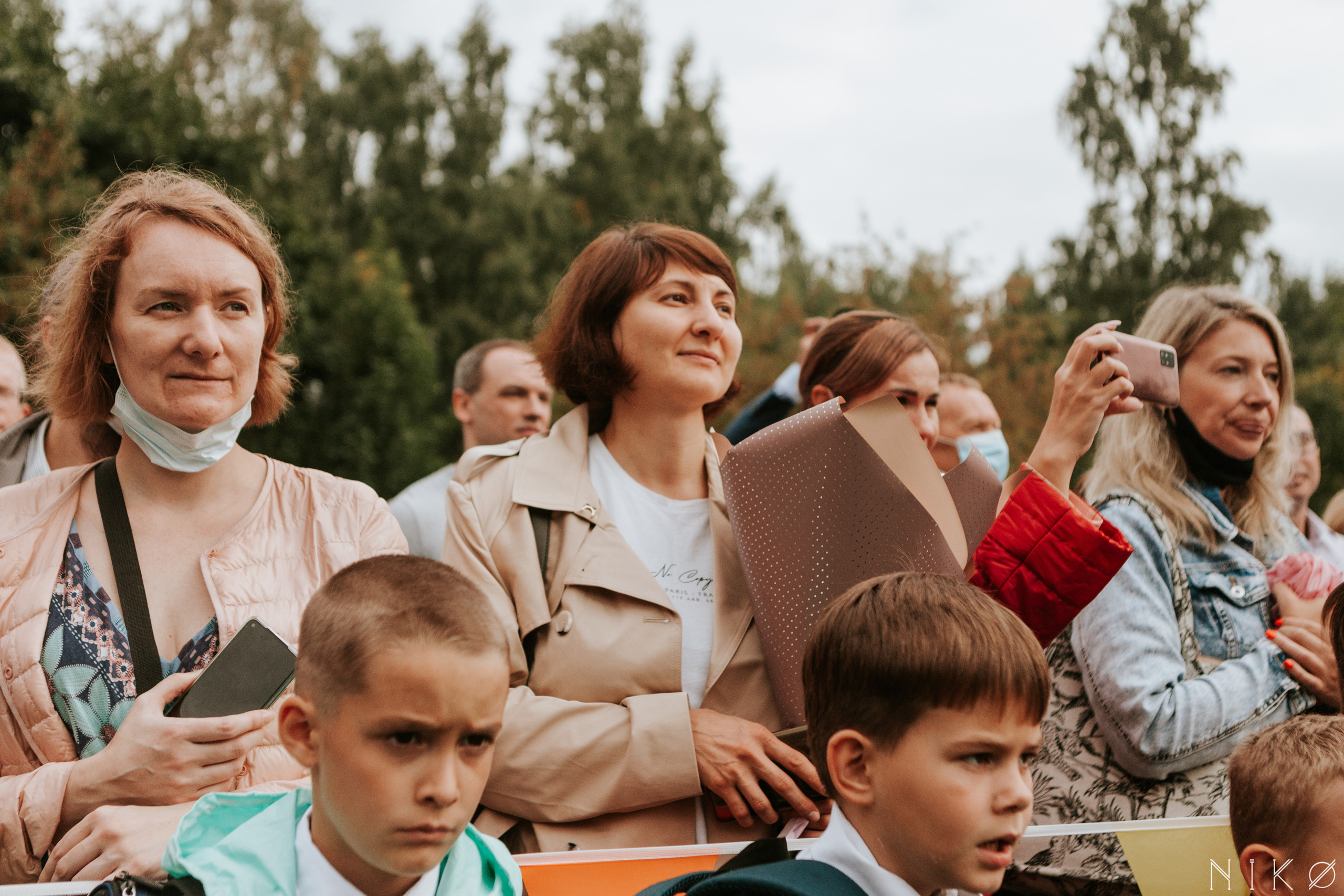 1 сентября в школе № 1158. Фотограф Николь Фолиянц