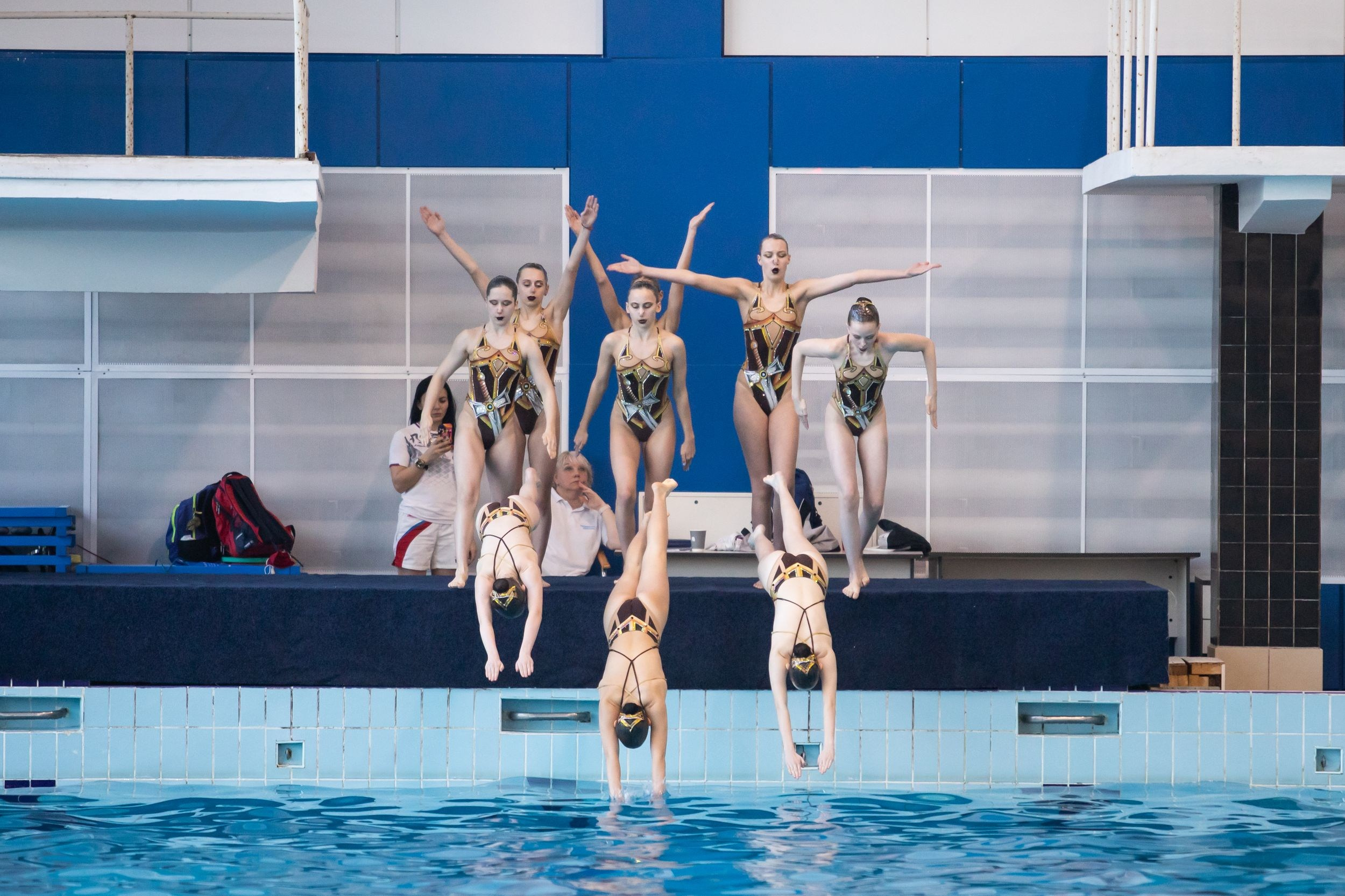 Первенство ЦФО по синхронному плаванию (16 апреля 2023). Репортажный фотограф Алексей Пирязев