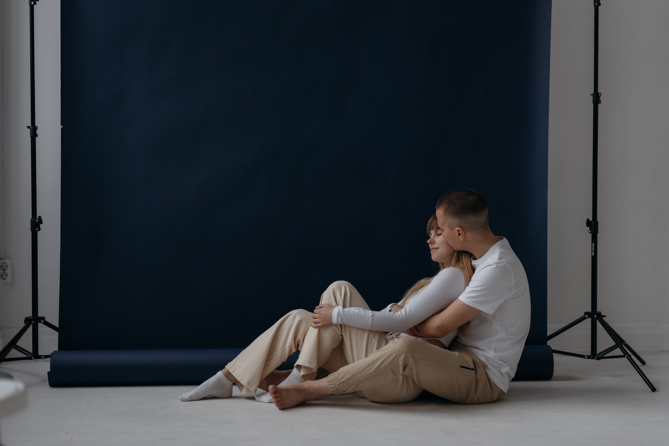 Парная фотосессия в студии в Архангельске. Портретный и свадебный фотограф в Архангельске Елизавета Стрекаловская