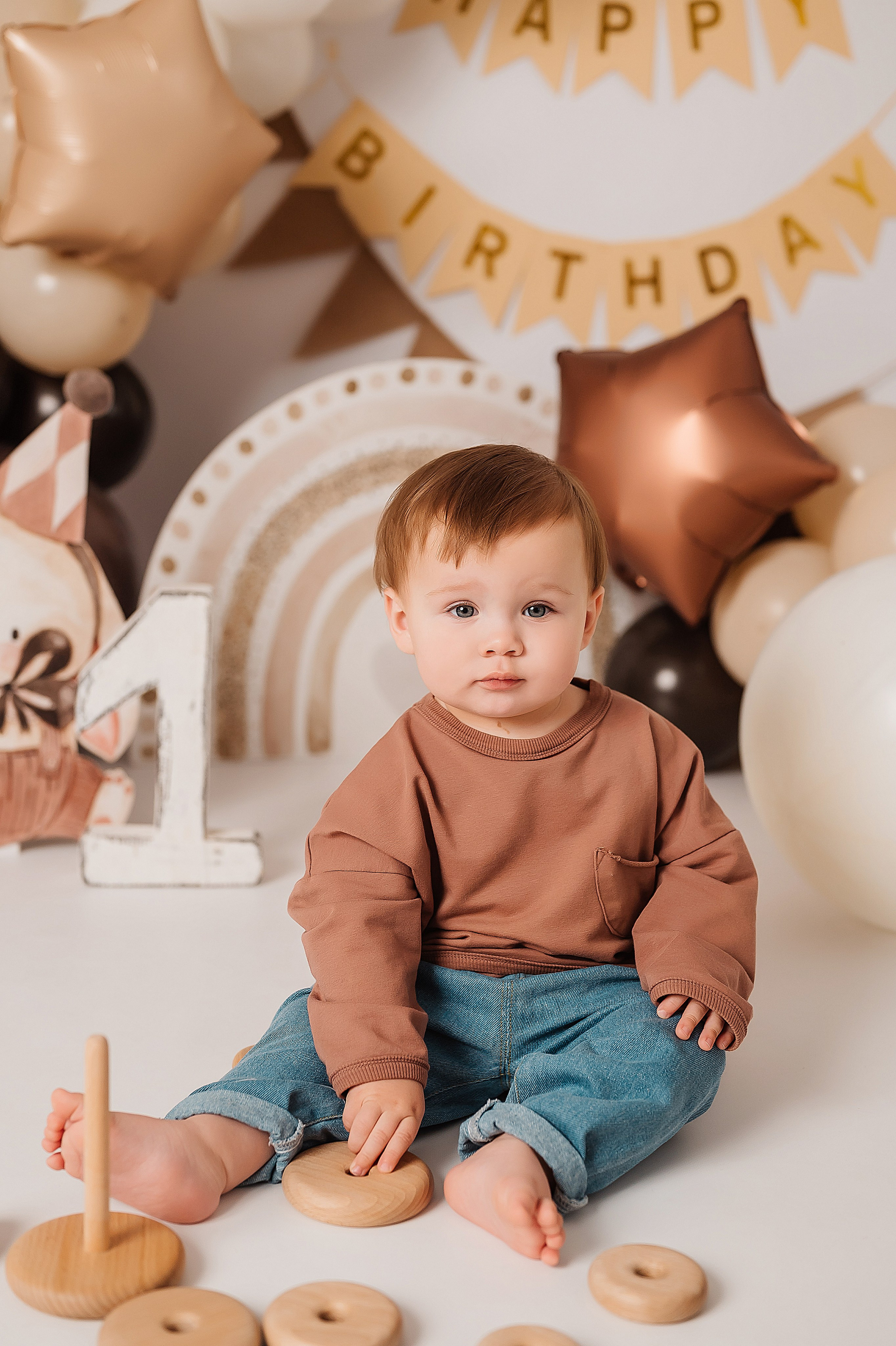 Федору 1 годик. Детский и семейный фотограф в Красноярске. Фотосессии новорожденных малышей до 1 месяца