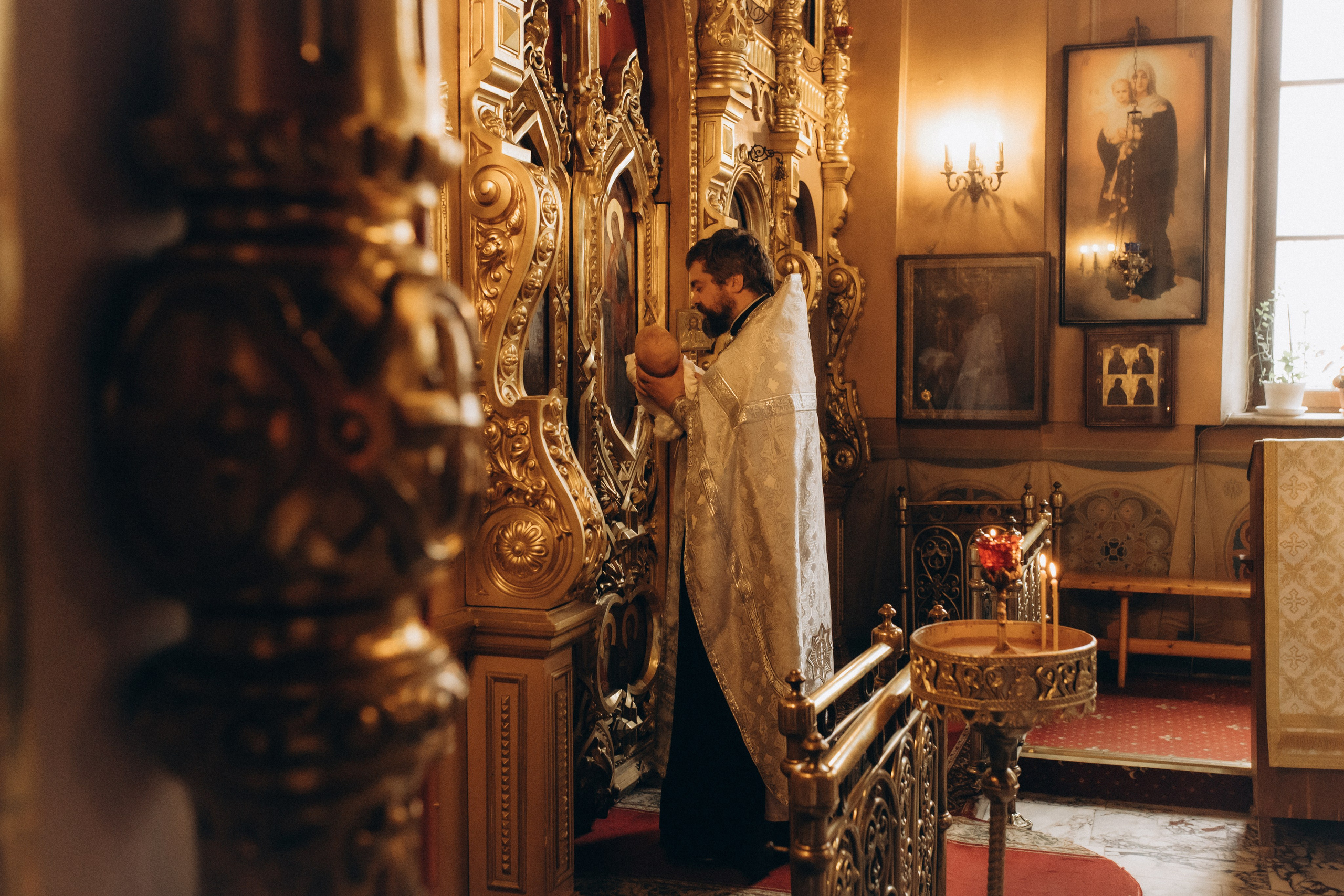 Таинство Крещения Дианы. Семейный фотограф Москва Наталия Осьмакова