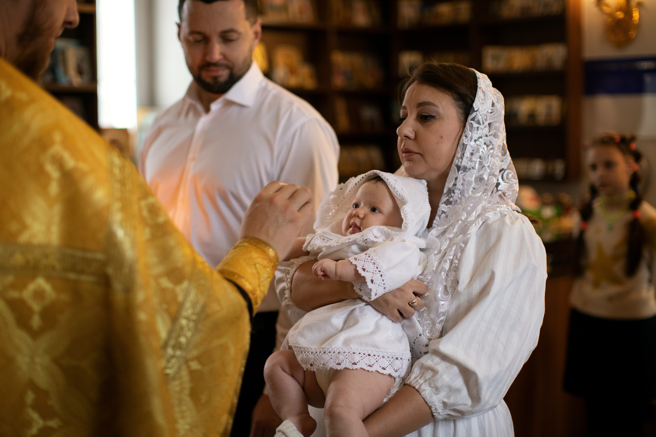 Таинство Крещения малышки Полины. Семейный и детский фотограф в Саратове Полина Коткина