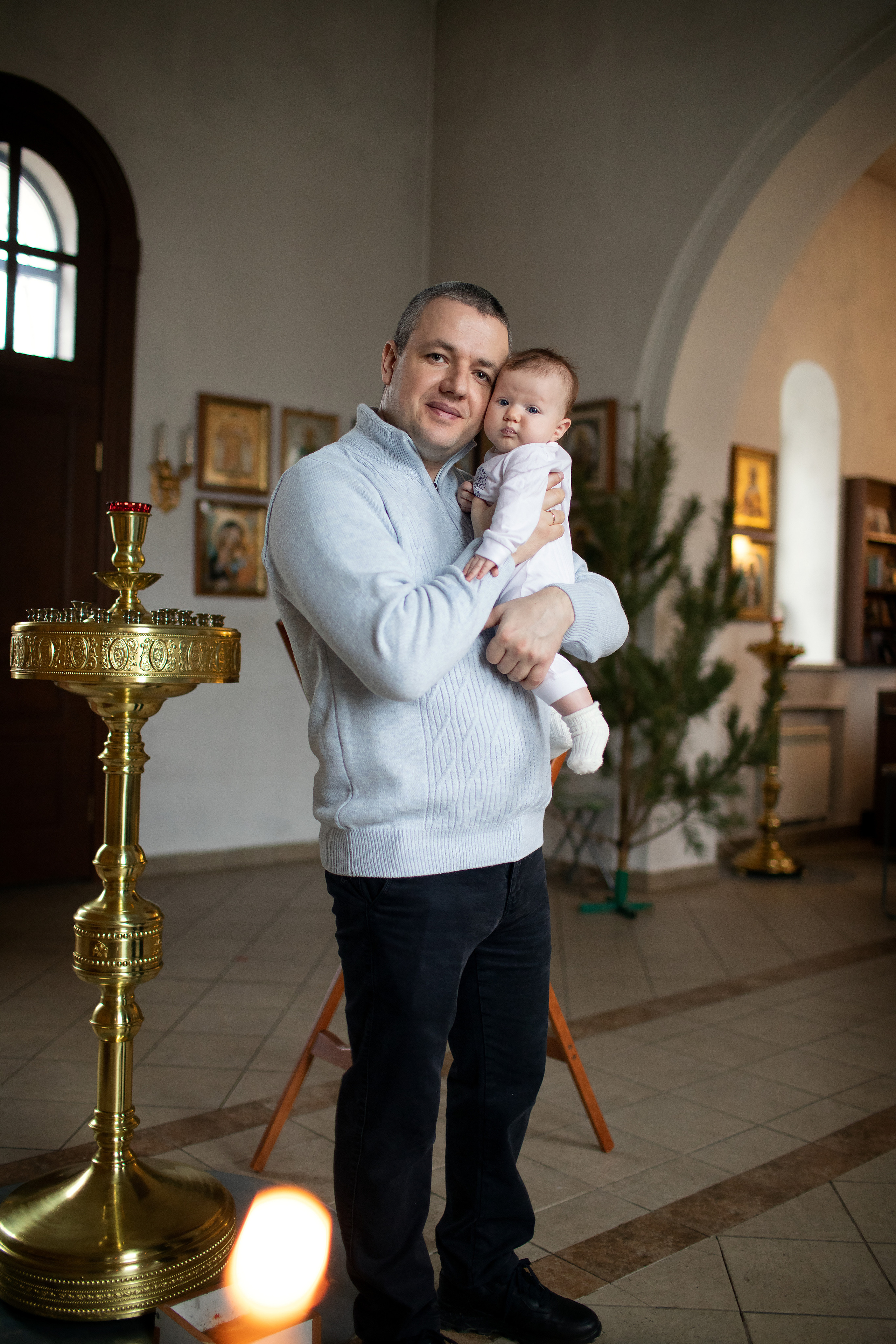 Таинство Крещения малышки Полины. Семейный и детский фотограф в Саратове Полина Коткина