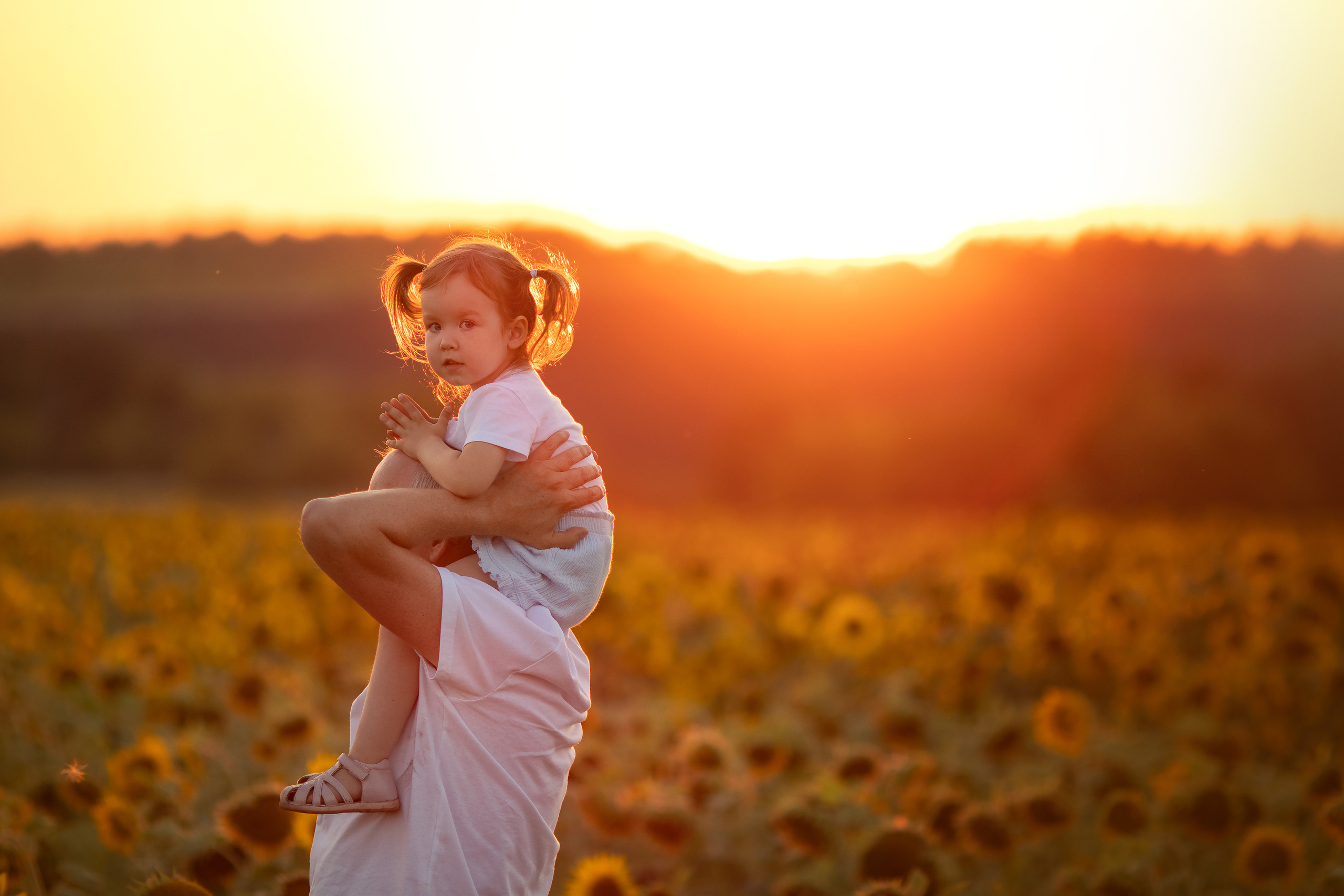 Подсолнечная история. Семейный и детский фотограф в Саратове Полина Коткина