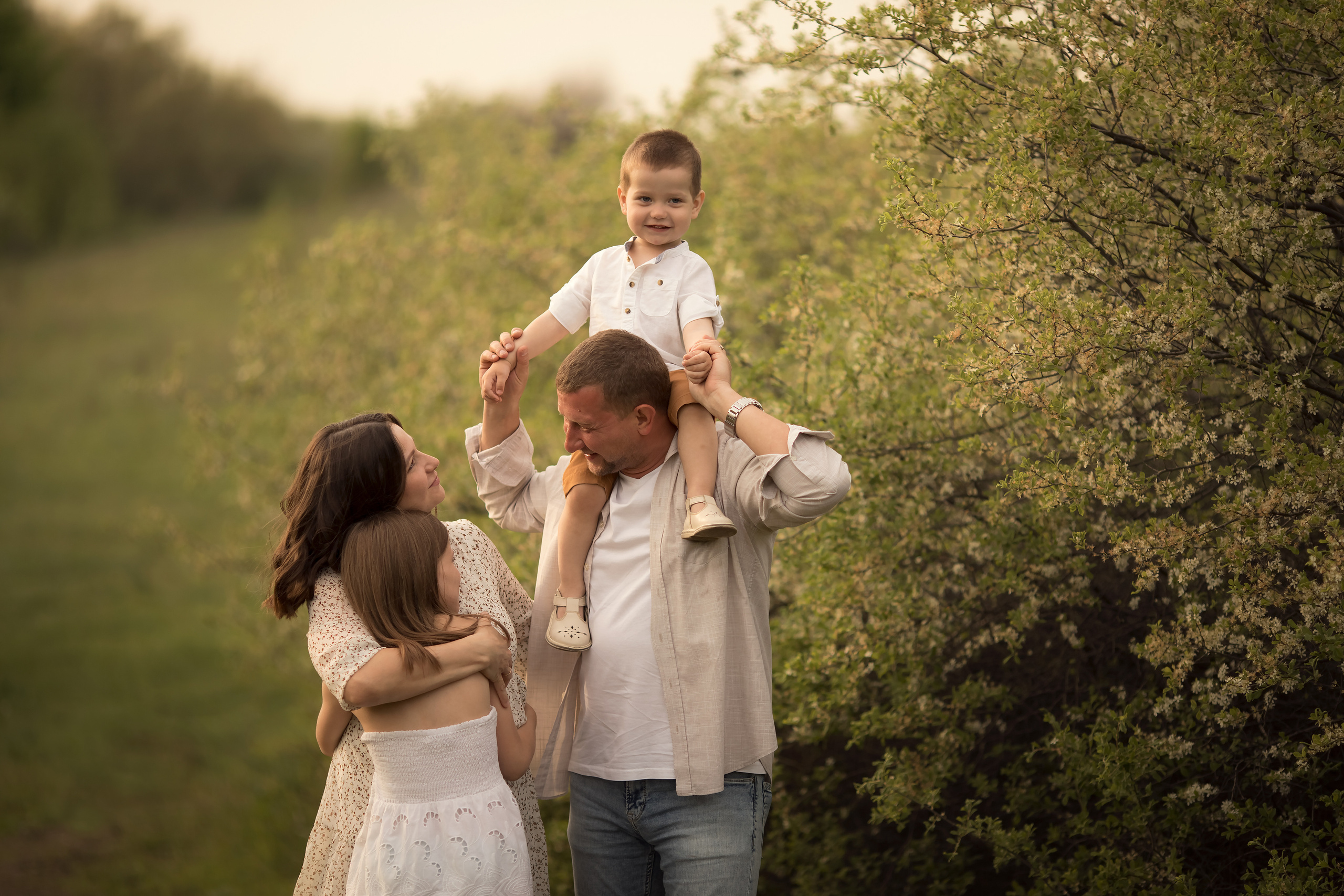 На весеннем солнышке. Семейный и детский фотограф в Саратове Полина Коткина