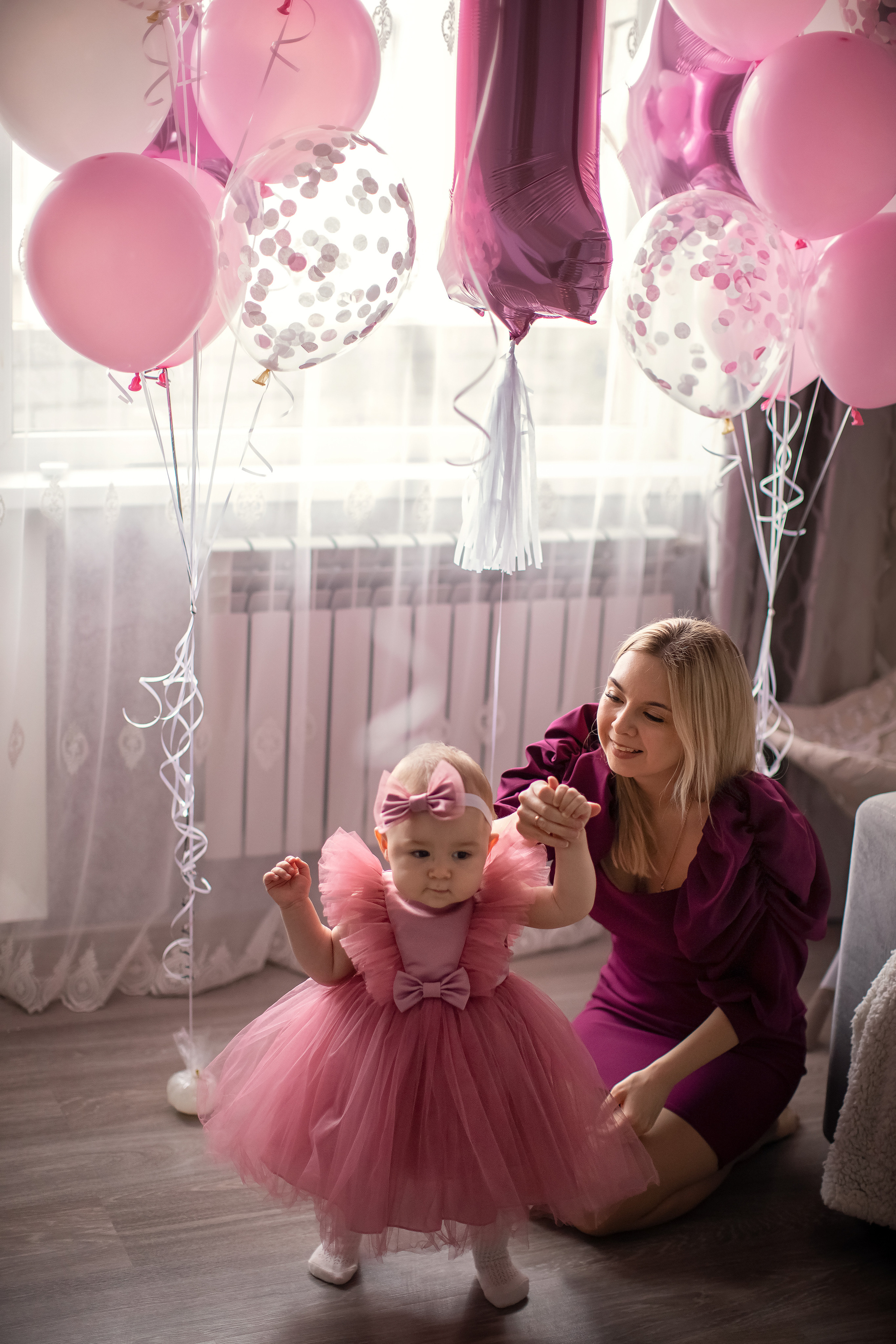 Веронике годик. Семейный и детский фотограф в Саратове Полина Коткина