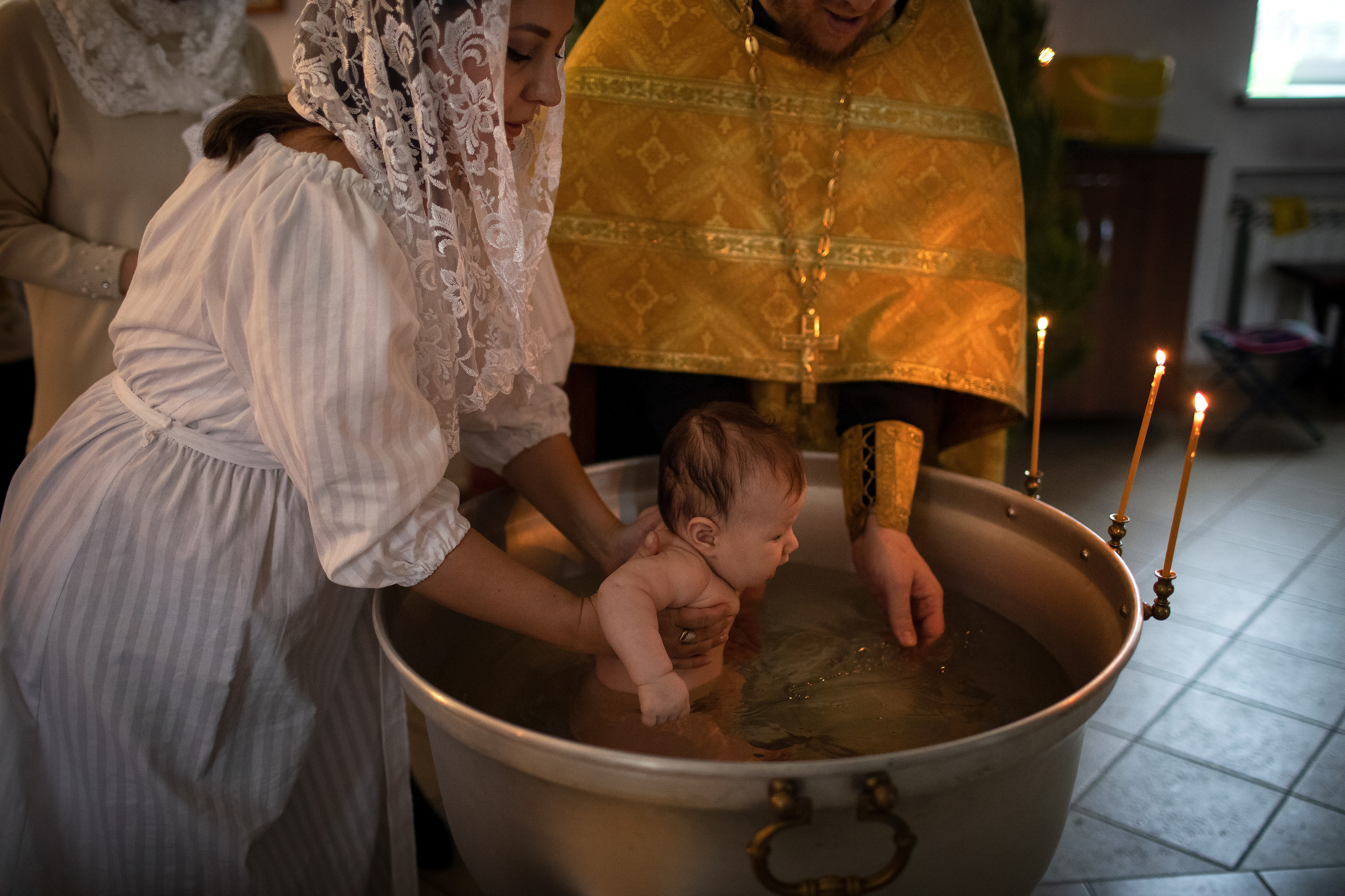 Таинство Крещения малышки Полины. Семейный и детский фотограф в Саратове Полина Коткина