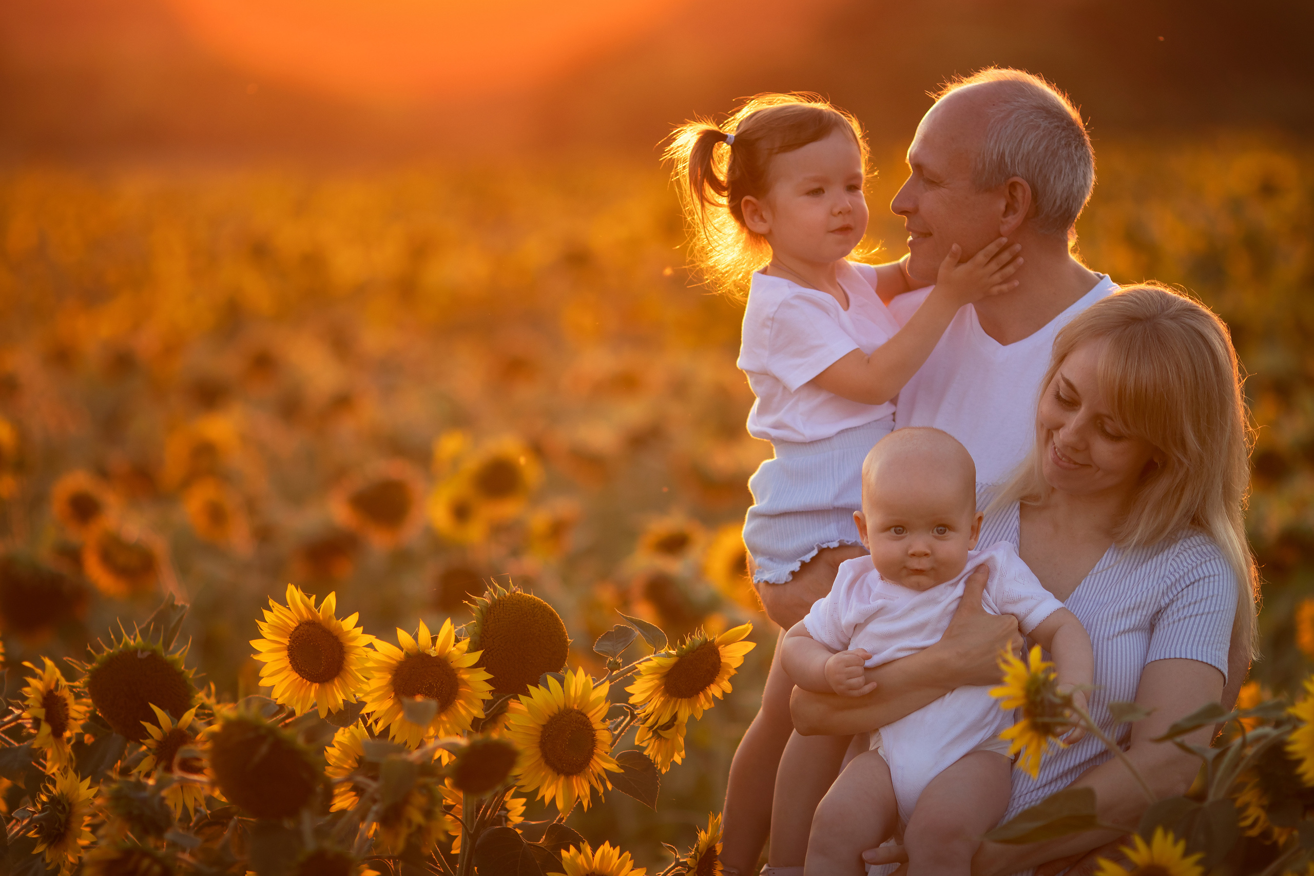 Подсолнечная история. Семейный и детский фотограф в Саратове Полина Коткина