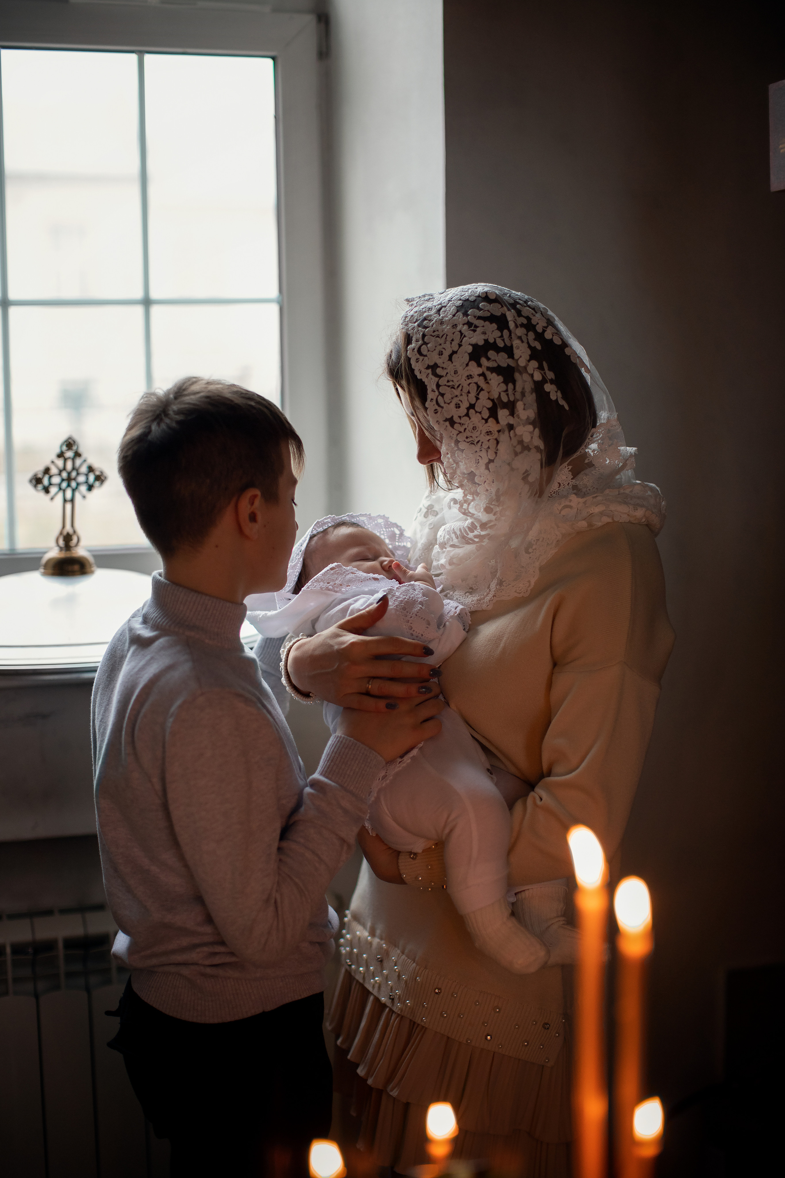 Таинство Крещения малышки Полины. Семейный и детский фотограф в Саратове Полина Коткина