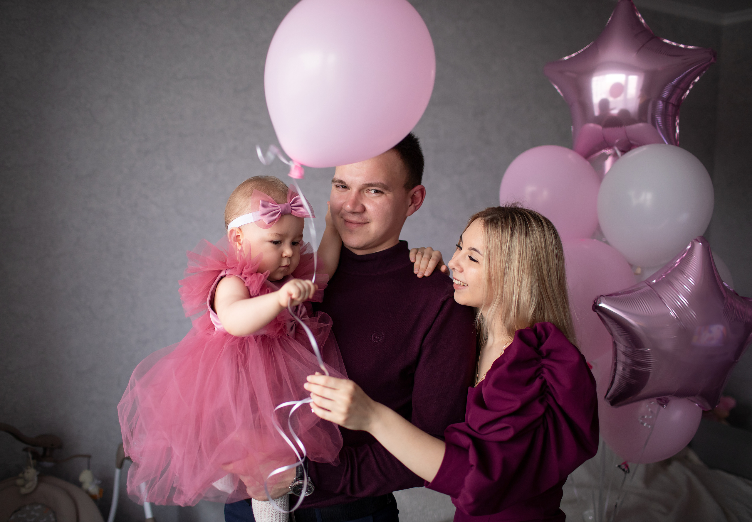 Веронике годик. Семейный и детский фотограф в Саратове Полина Коткина