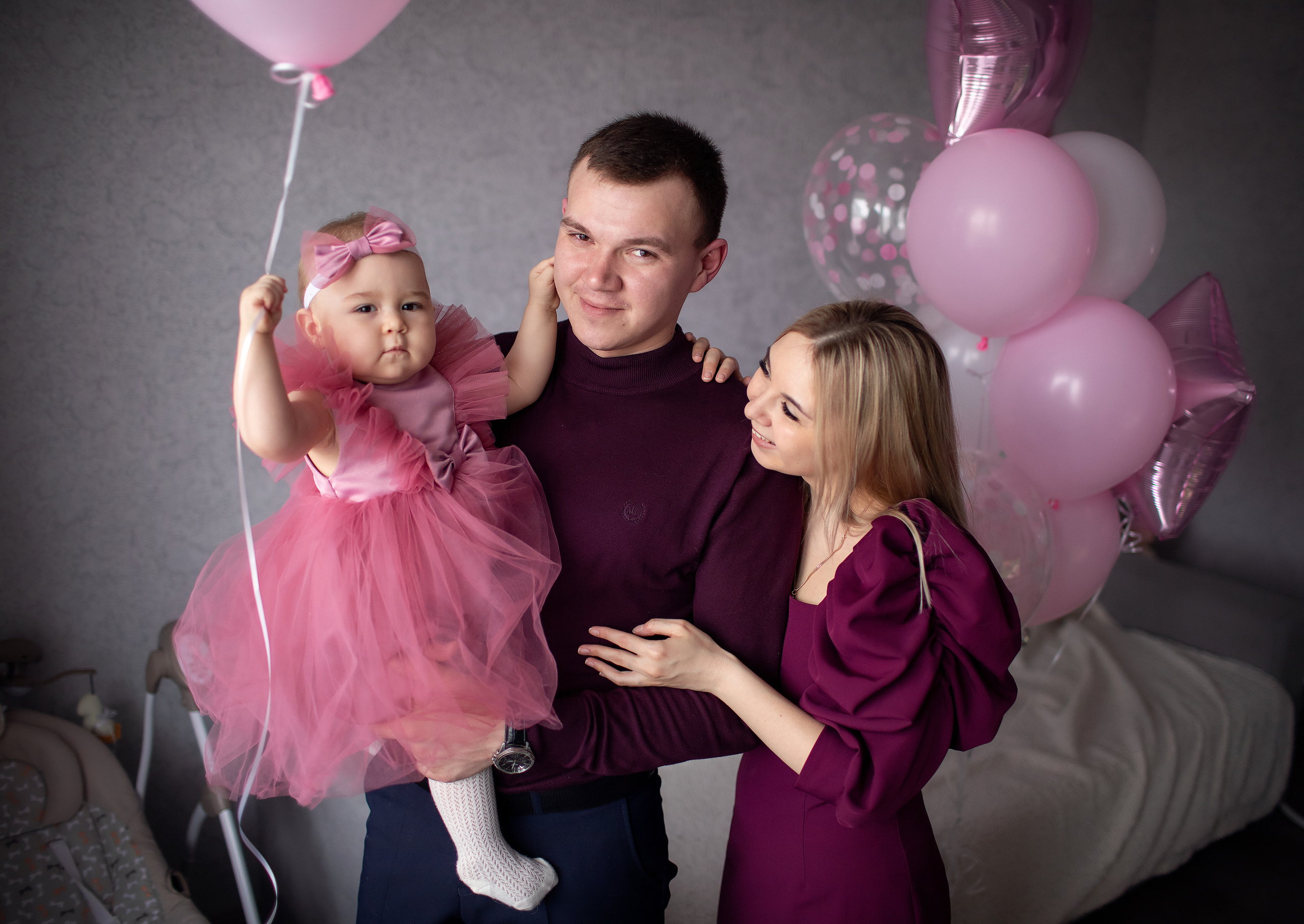 Веронике годик. Семейный и детский фотограф в Саратове Полина Коткина