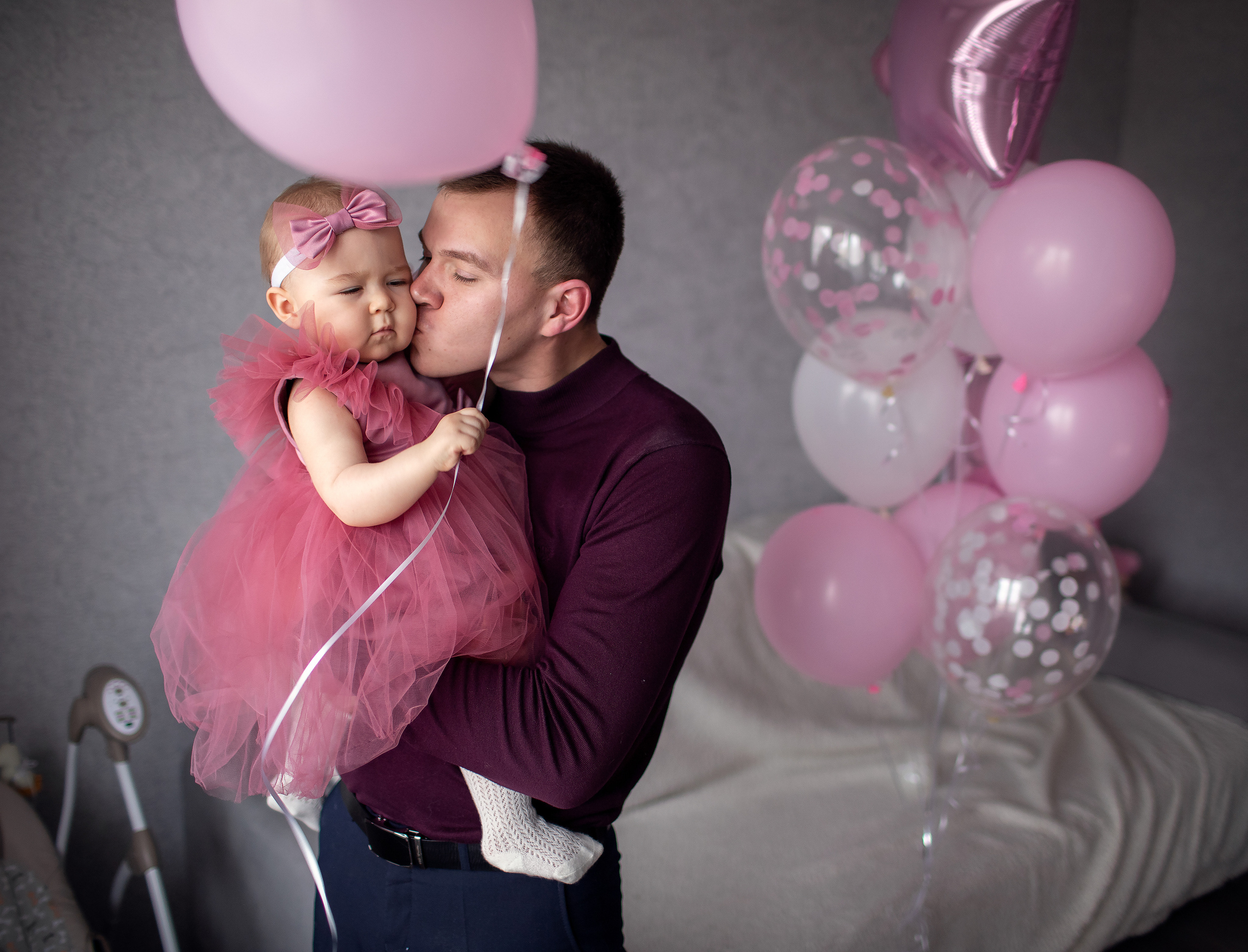 Веронике годик. Семейный и детский фотограф в Саратове Полина Коткина