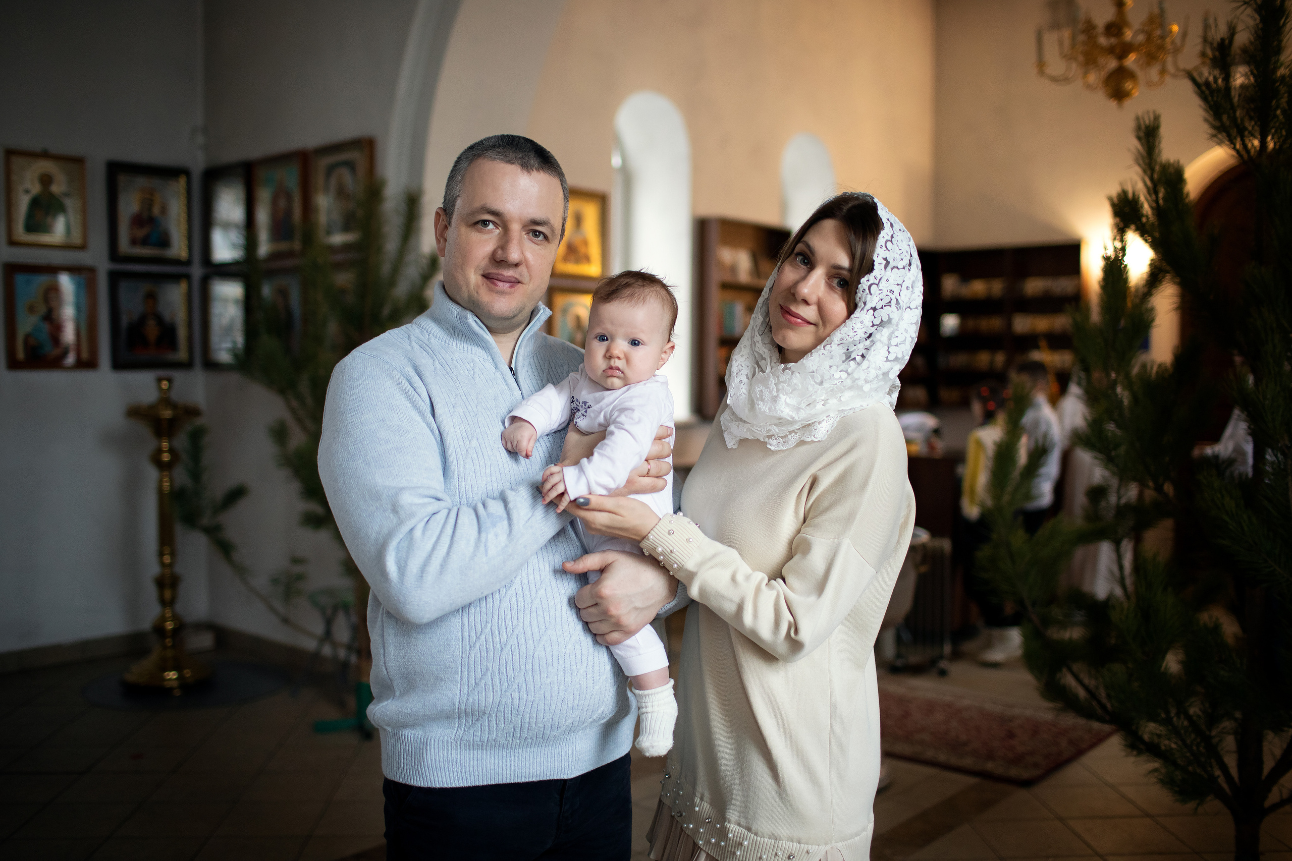 Таинство Крещения малышки Полины. Семейный и детский фотограф в Саратове Полина Коткина