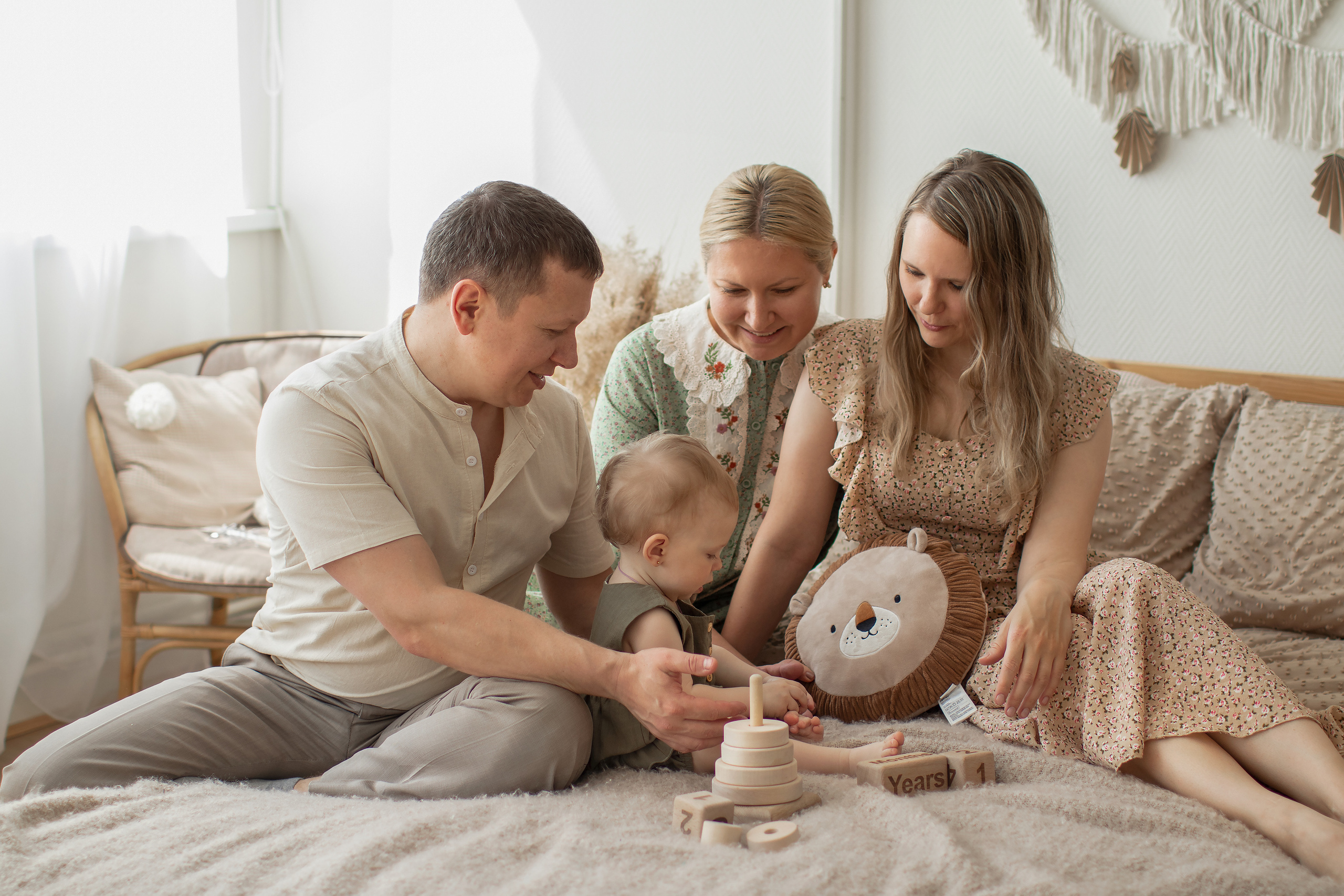 Насте годик. Семейный и детский фотограф в Саратове Полина Коткина