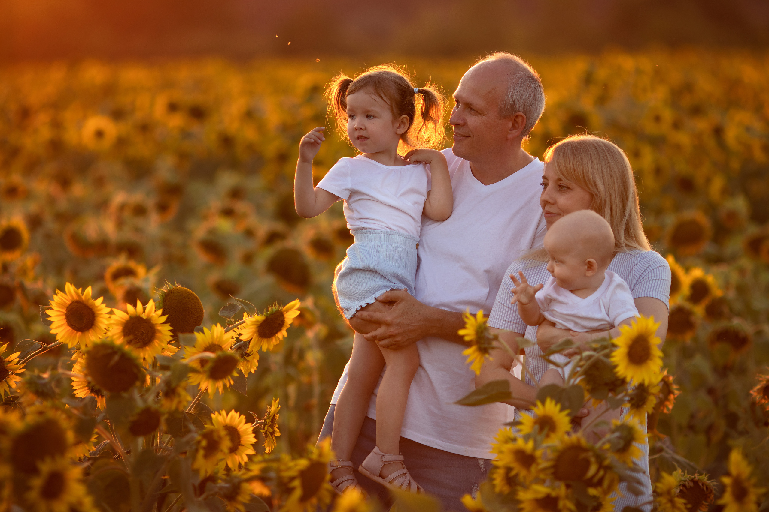 Подсолнечная история. Семейный и детский фотограф в Саратове Полина Коткина