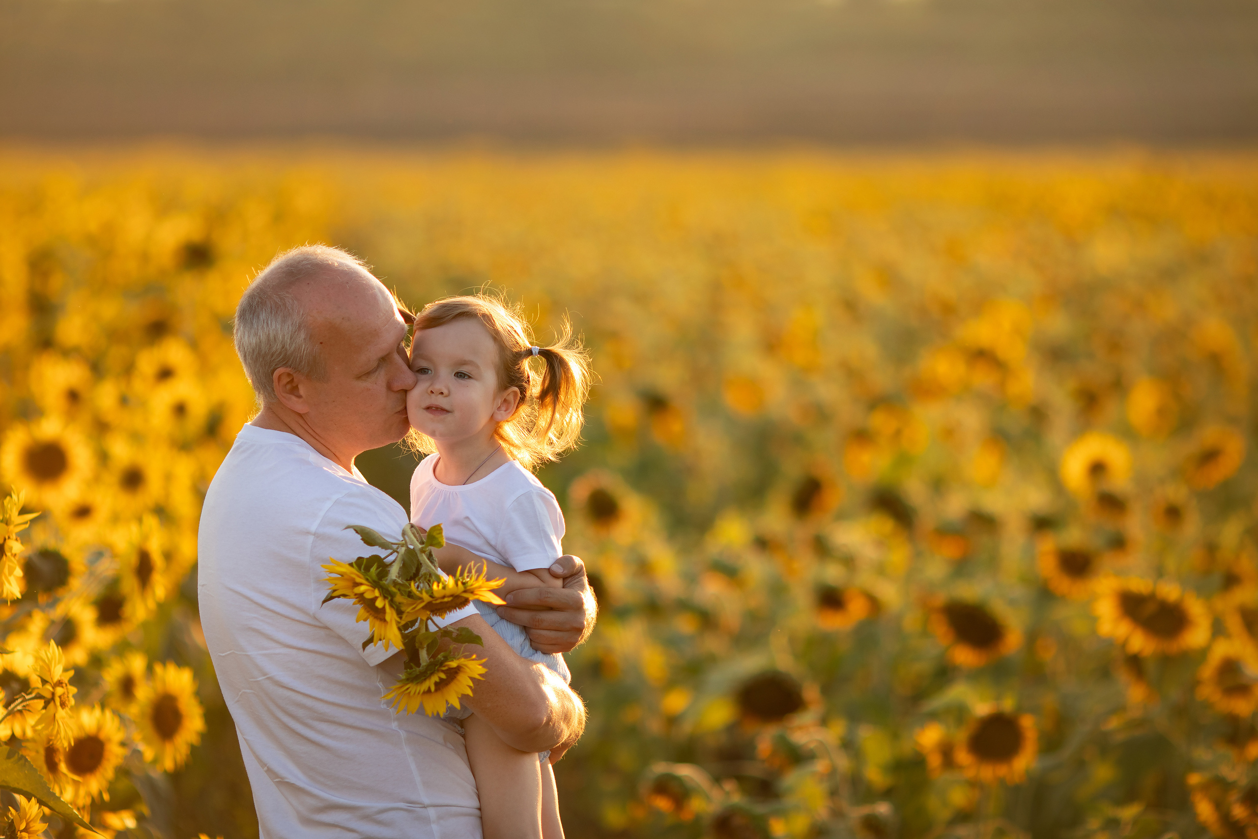 Подсолнечная история. Семейный и детский фотограф в Саратове Полина Коткина