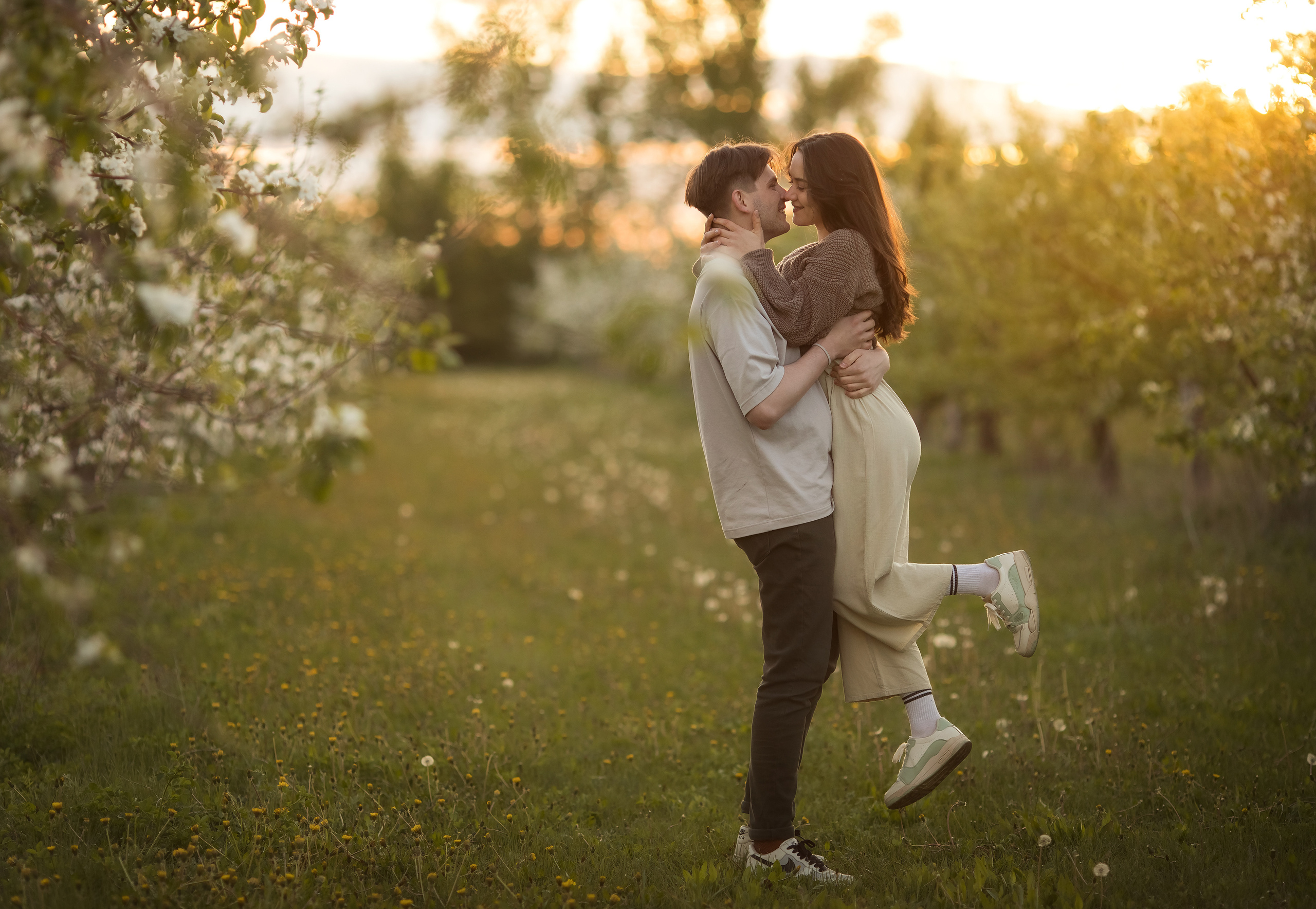 Яблочная романтика. Семейный и детский фотограф в Саратове Полина Коткина