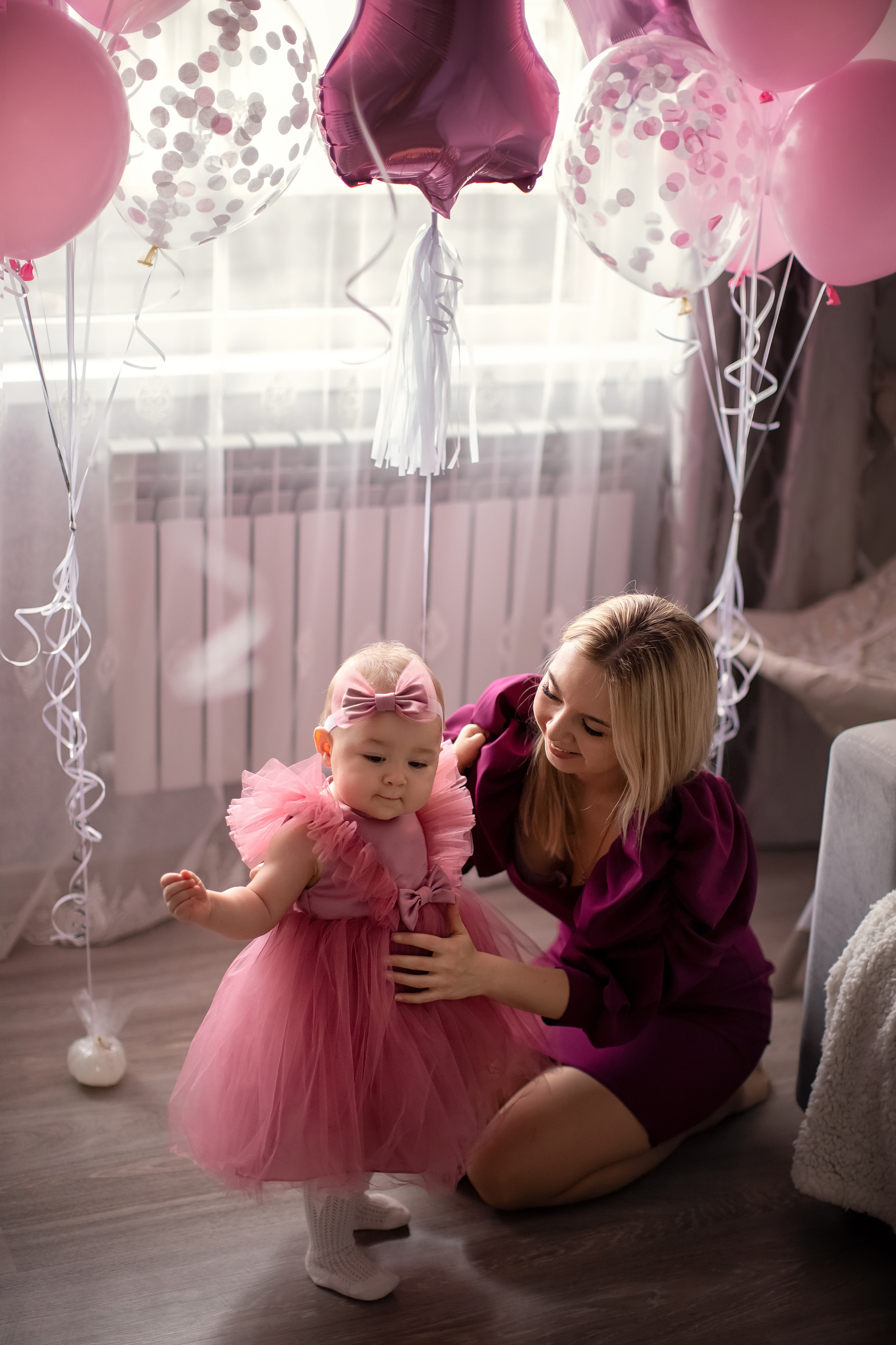 Веронике годик. Семейный и детский фотограф в Саратове Полина Коткина