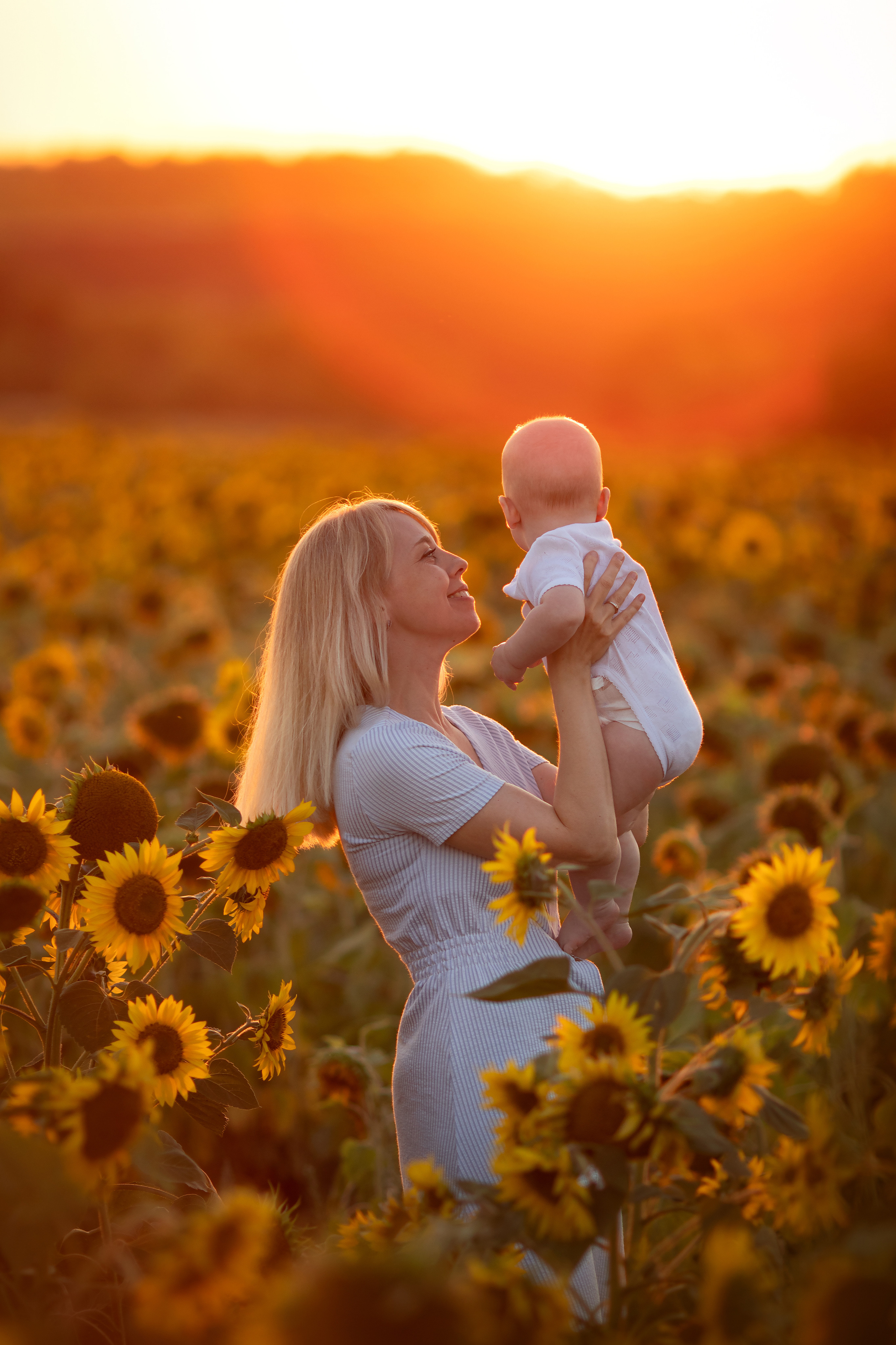 Подсолнечная история. Семейный и детский фотограф в Саратове Полина Коткина