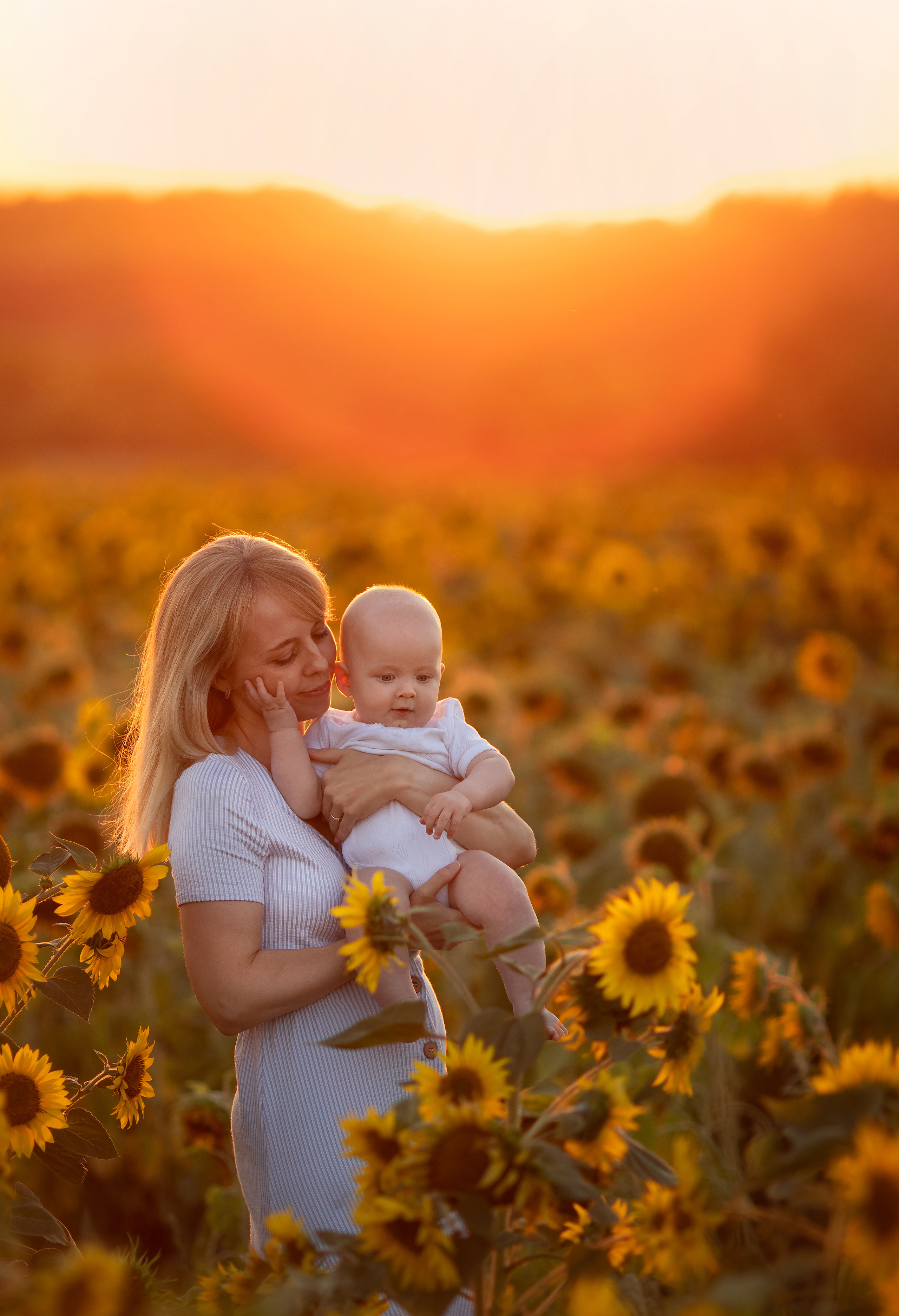 Подсолнечная история. Семейный и детский фотограф в Саратове Полина Коткина