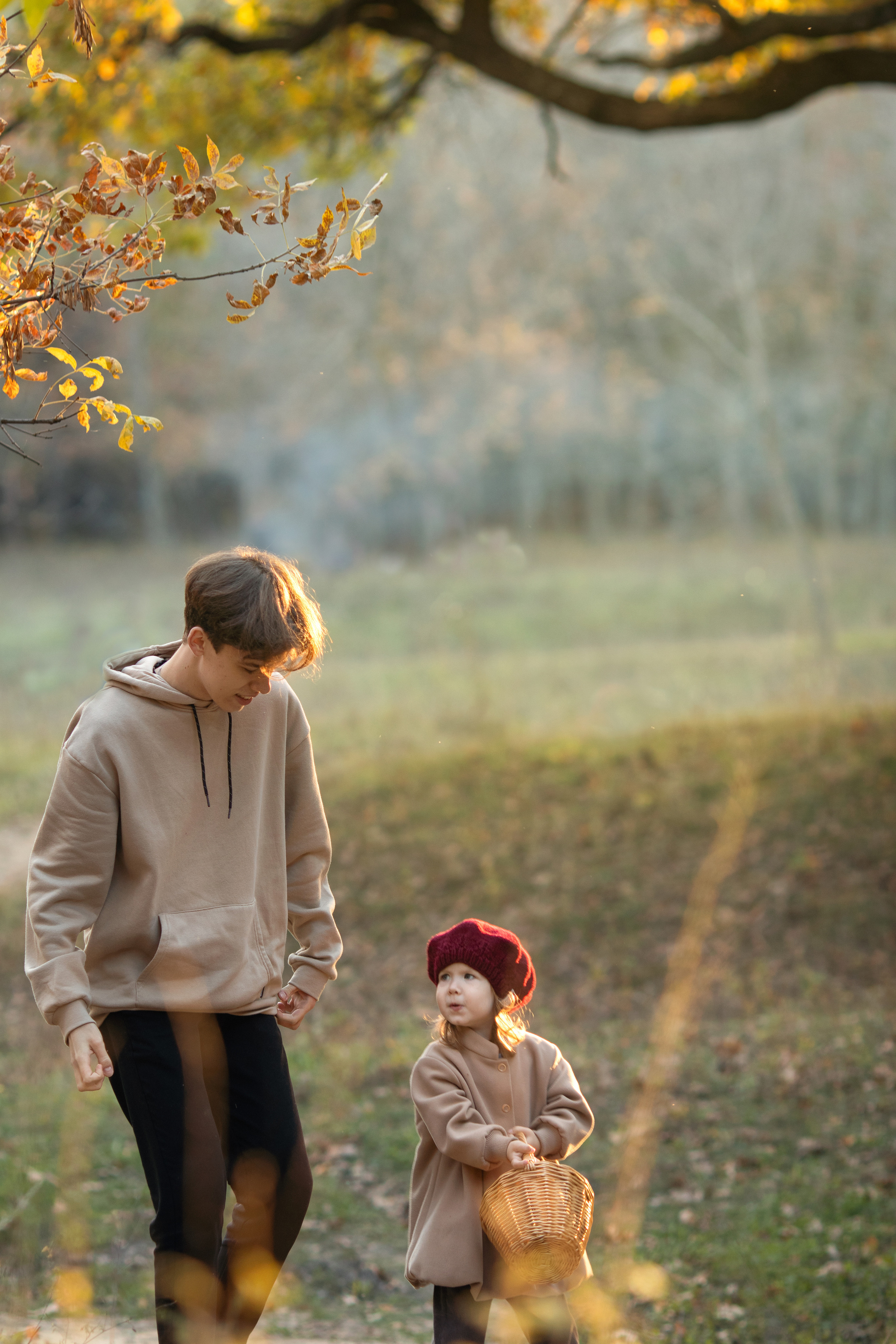 Хрупкие мгновения теплой осени. Семейный и детский фотограф в Саратове Полина Коткина
