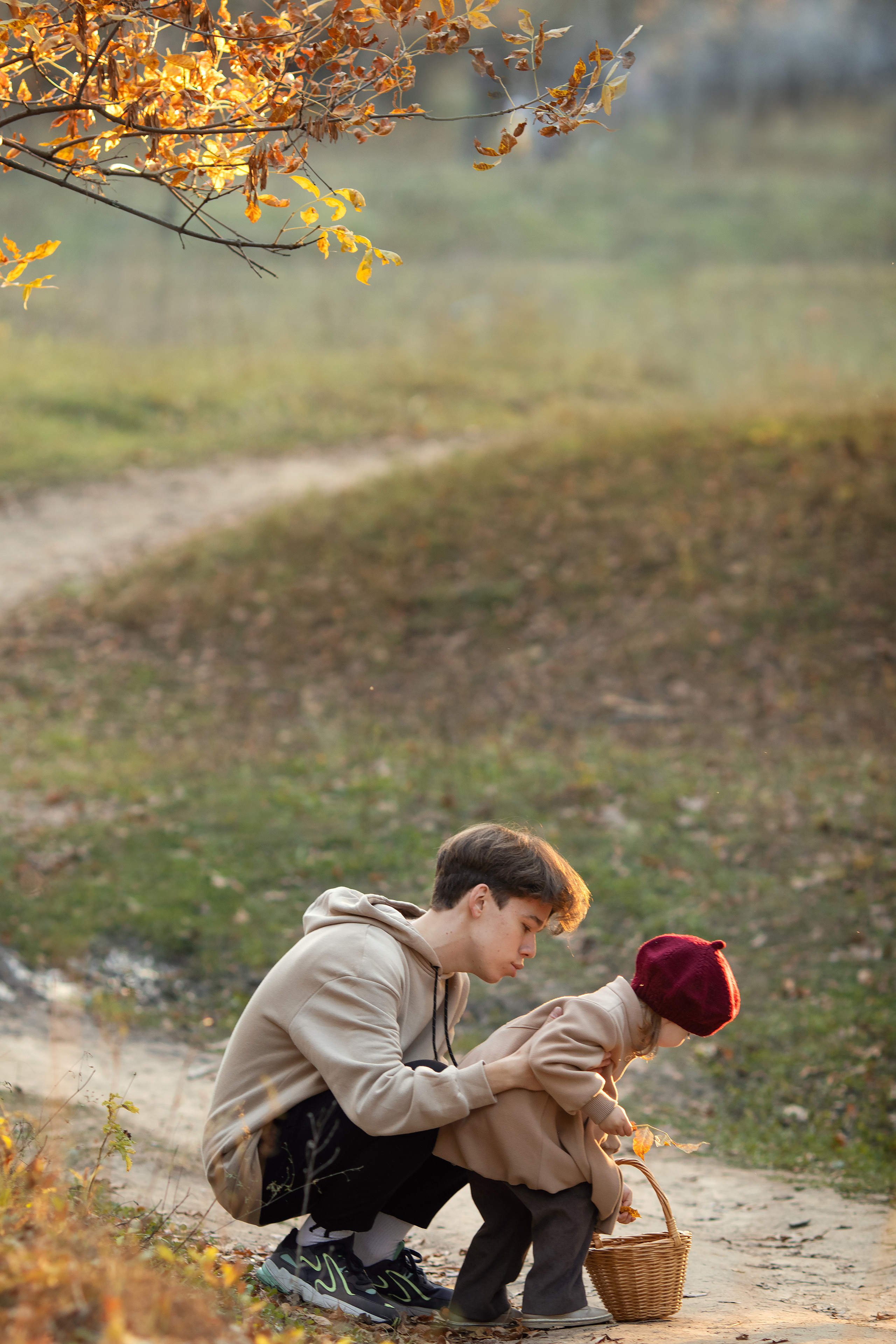 Хрупкие мгновения теплой осени. Семейный и детский фотограф в Саратове Полина Коткина