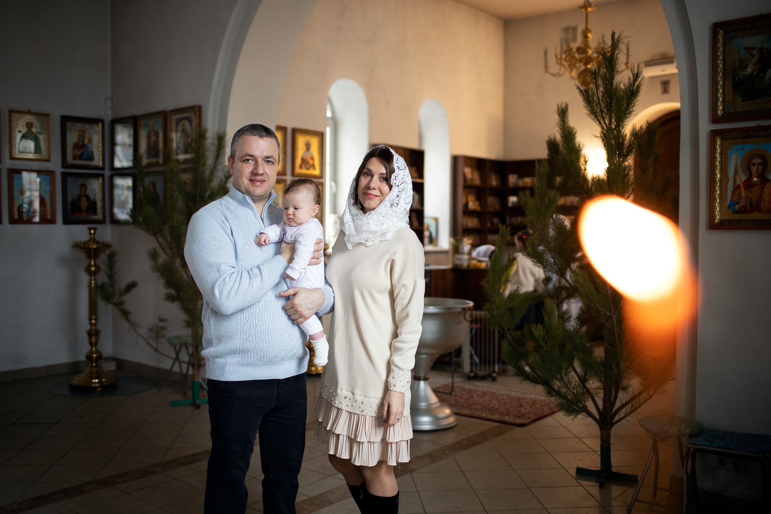 Таинство Крещения малышки Полины. Семейный и детский фотограф в Саратове Полина Коткина