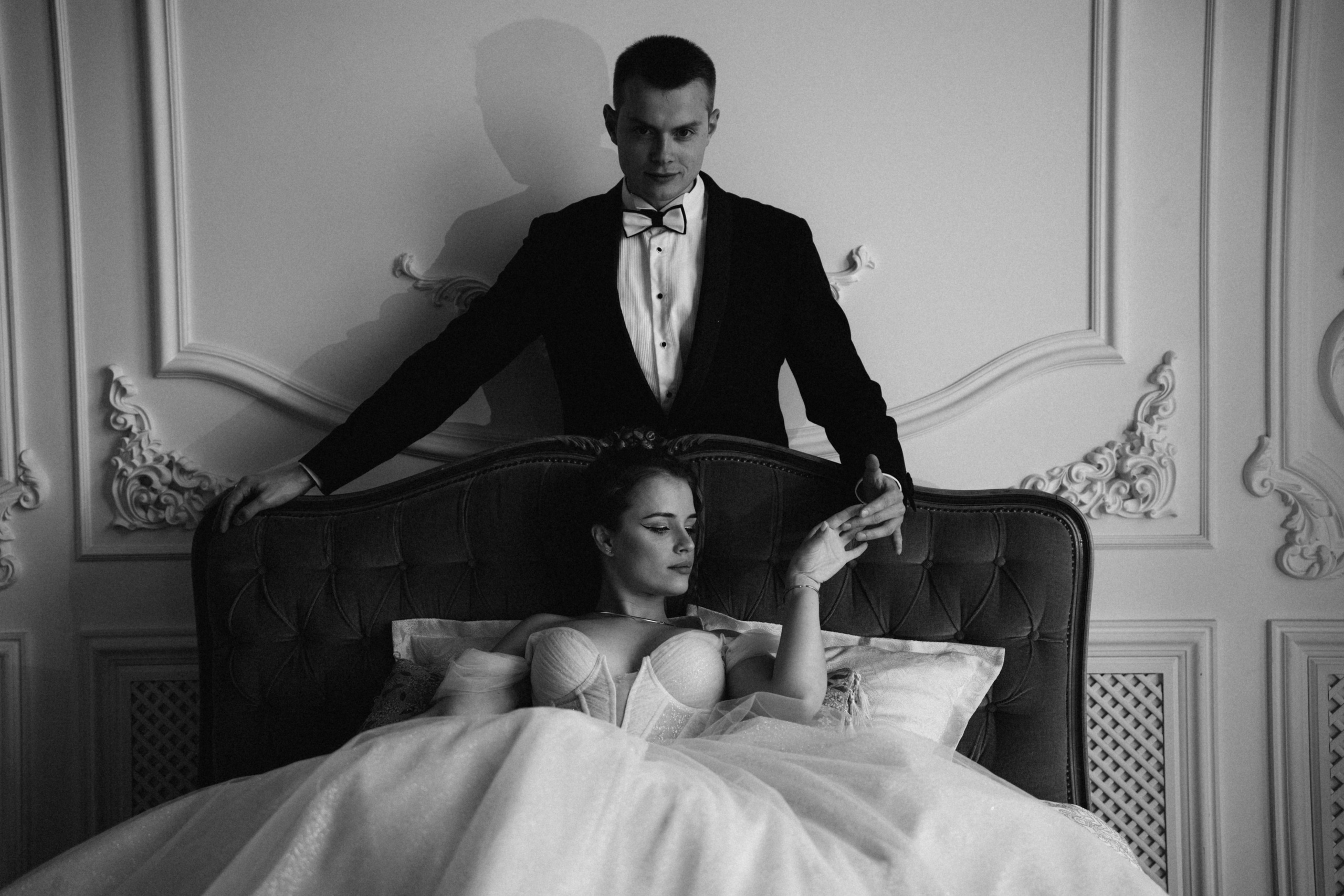 Свадебная фотосессия в студии. Фотограф Москва