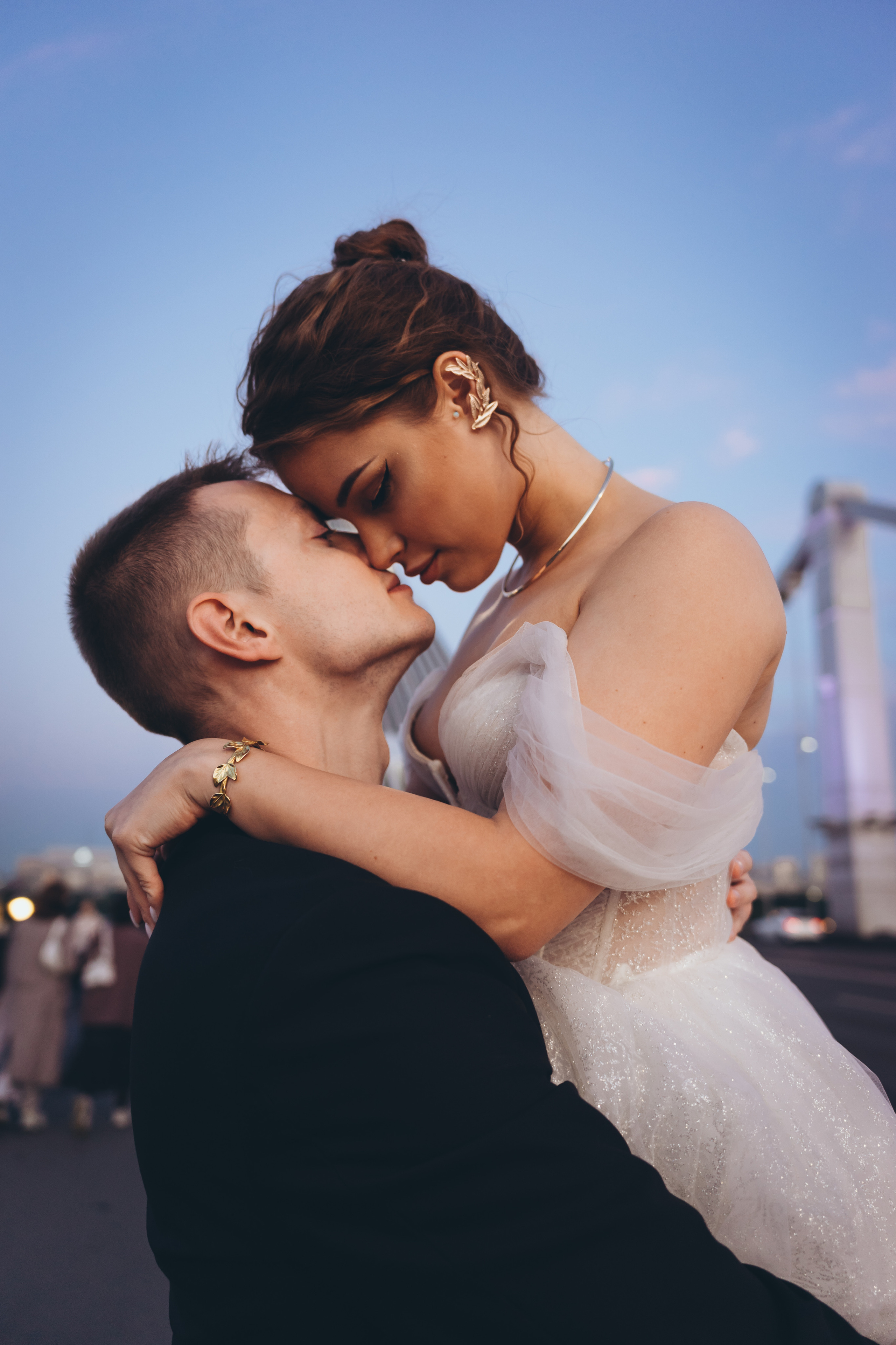 Свадебная лавстори на закате. Фотограф Москва