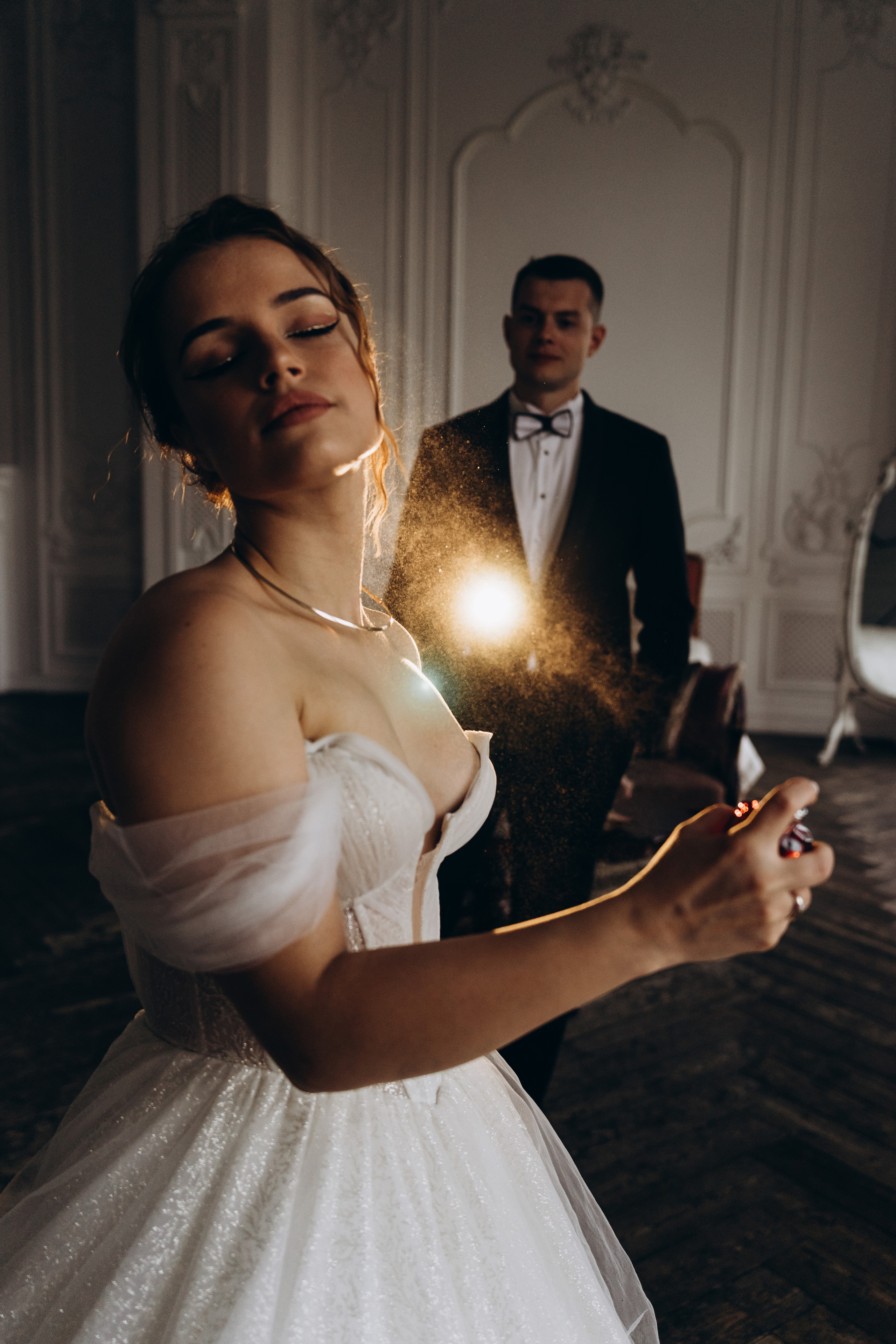 Свадебная фотосессия в студии. Фотограф Москва