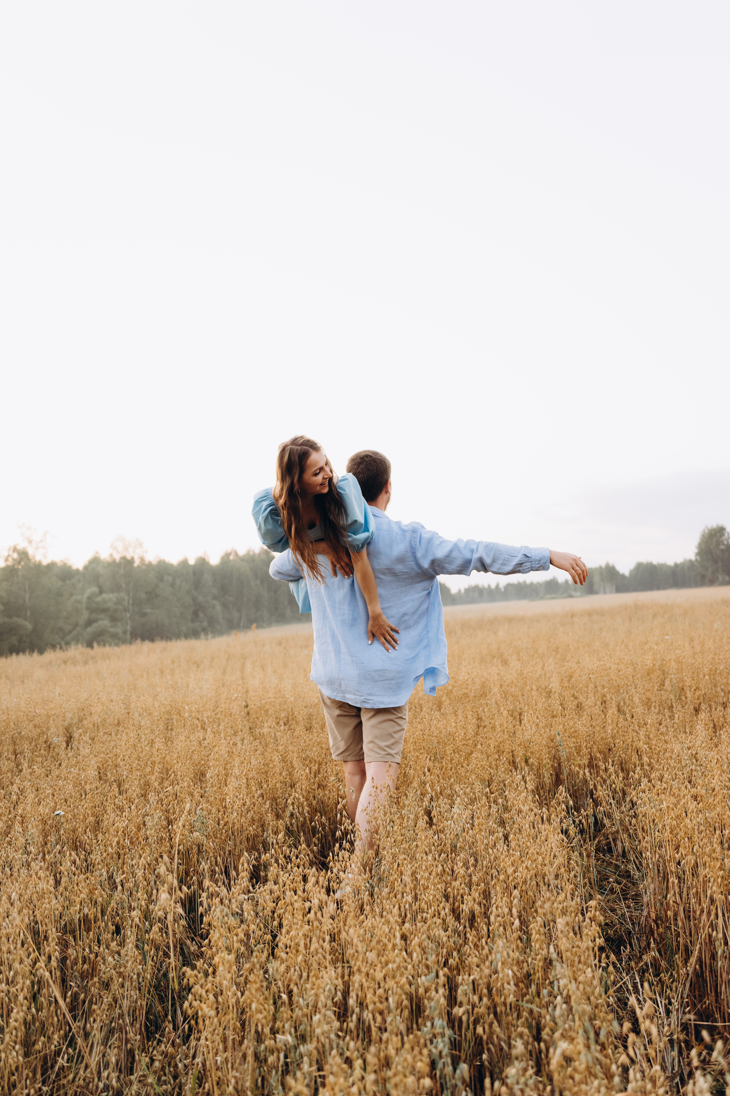 Lovestory на закате. Фотограф Москва