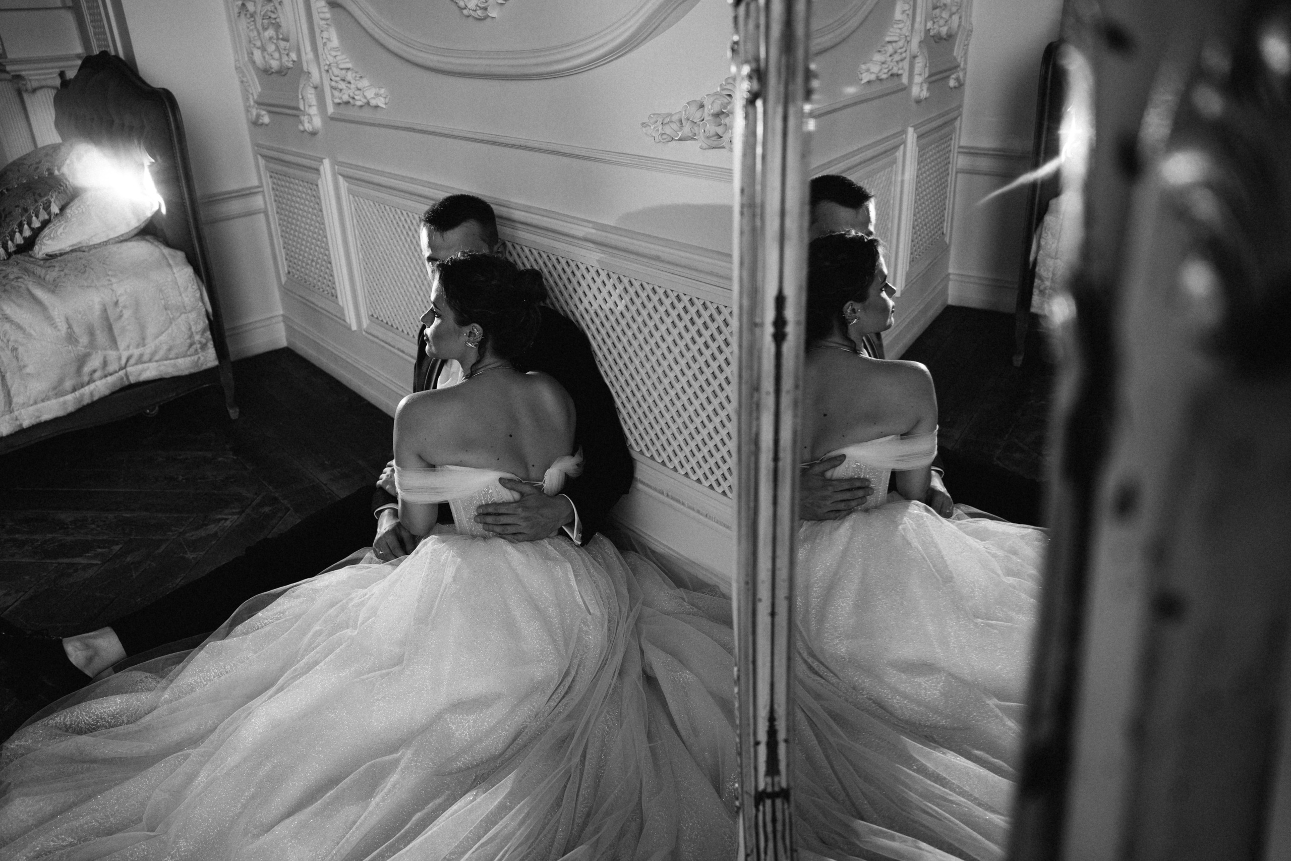 Свадебная фотосессия в студии. Фотограф Москва