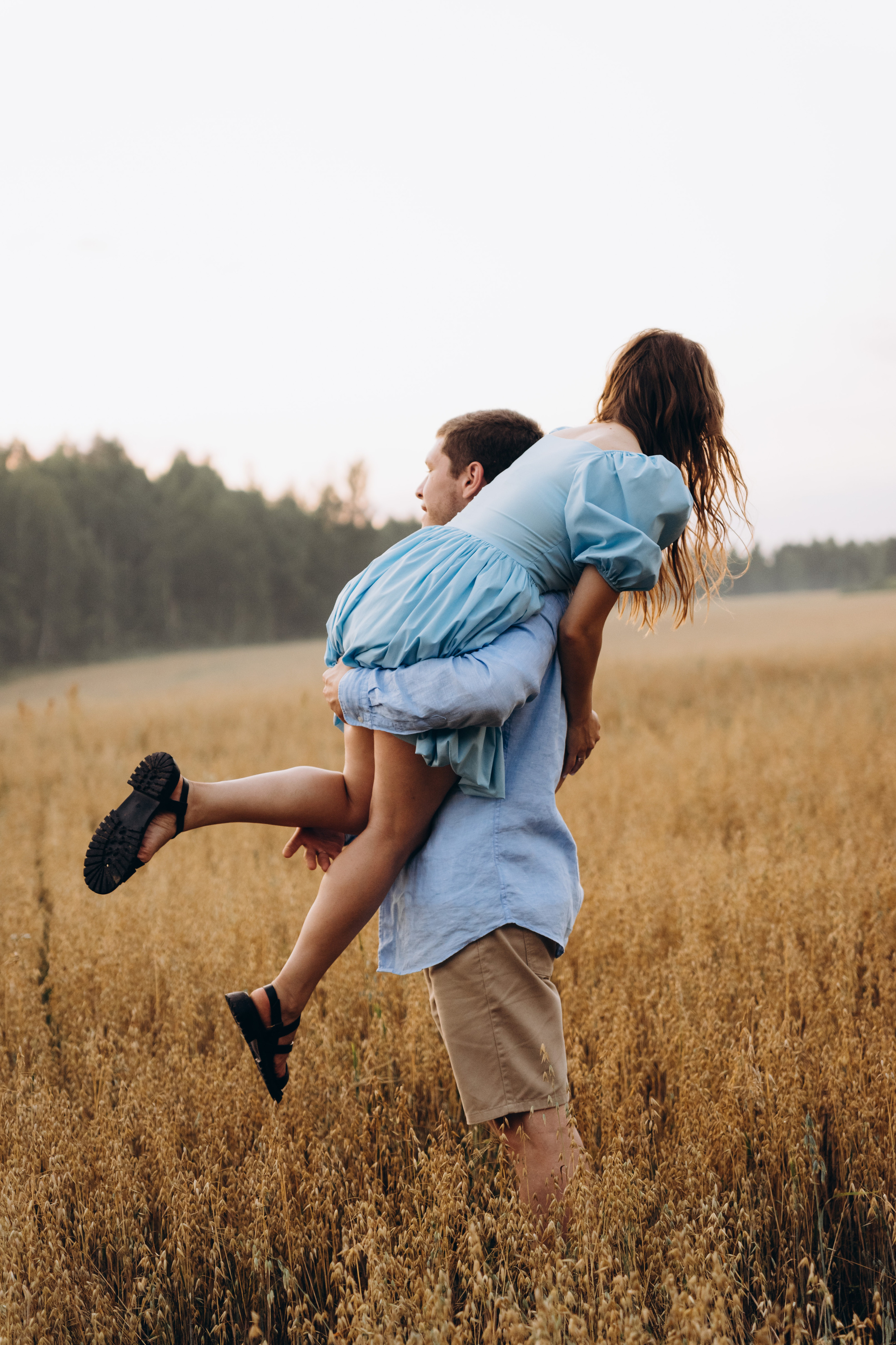 Lovestory на закате. Фотограф Москва