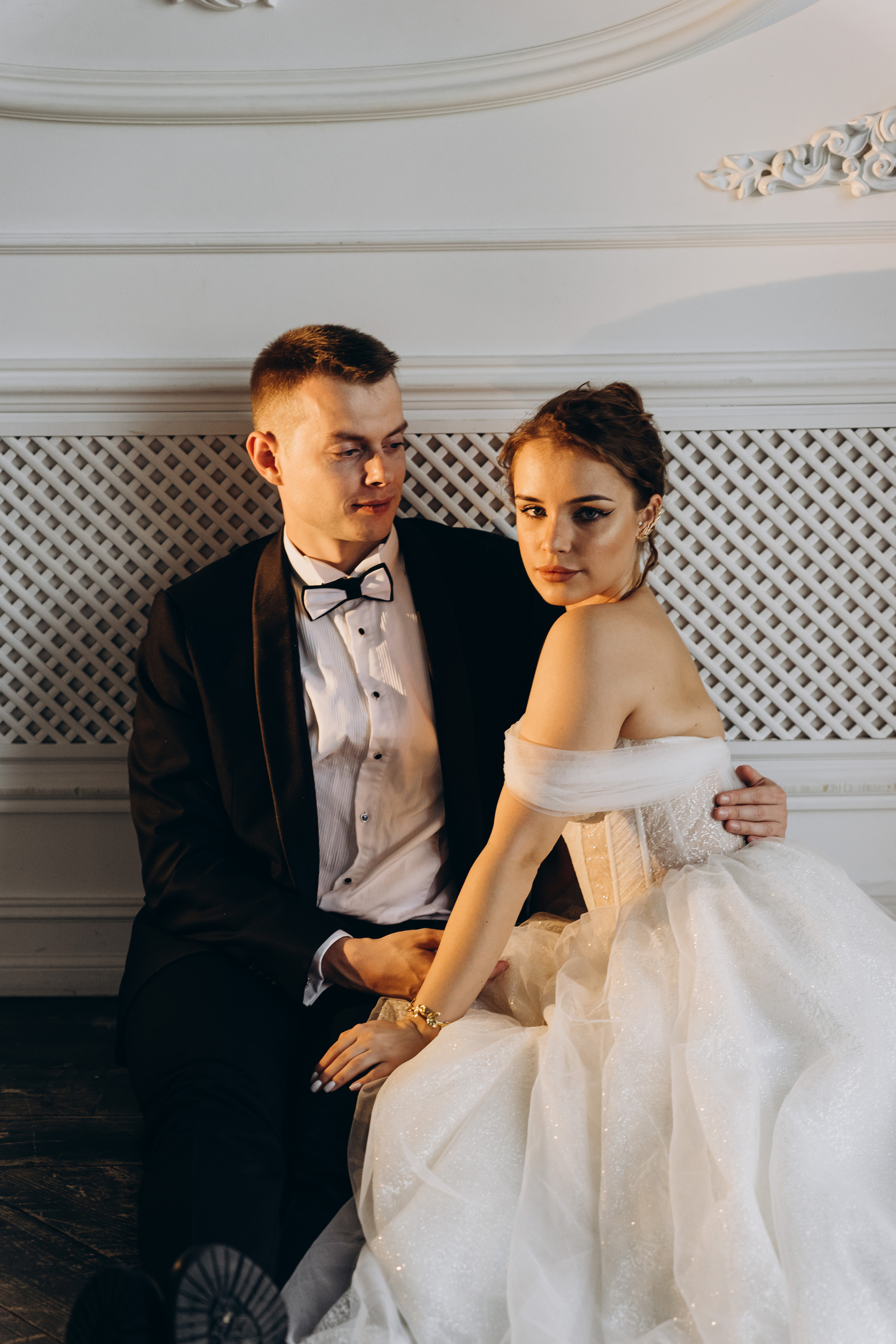 Свадебная фотосессия в студии. Фотограф Москва