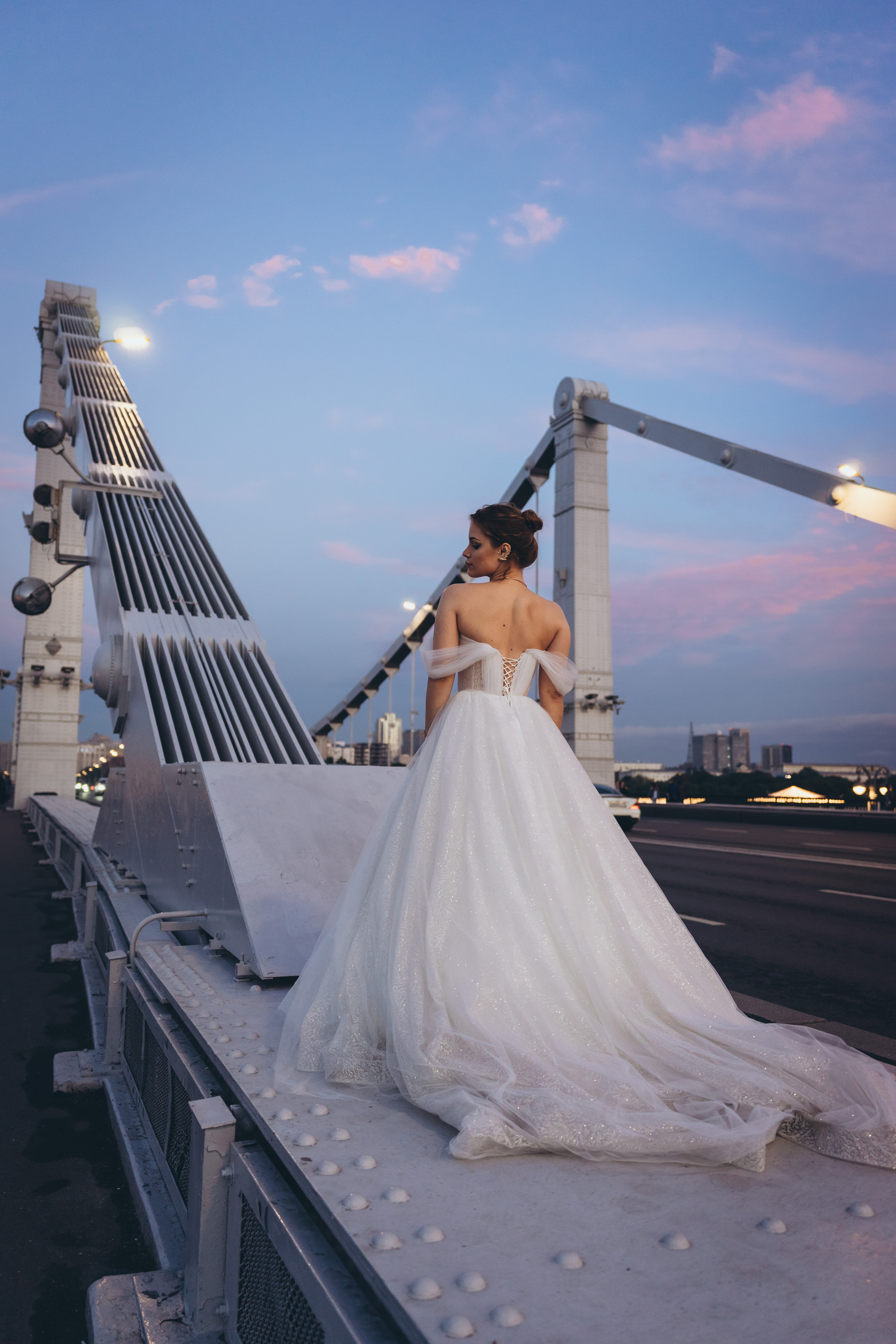 Свадебная лавстори на закате. Фотограф Москва