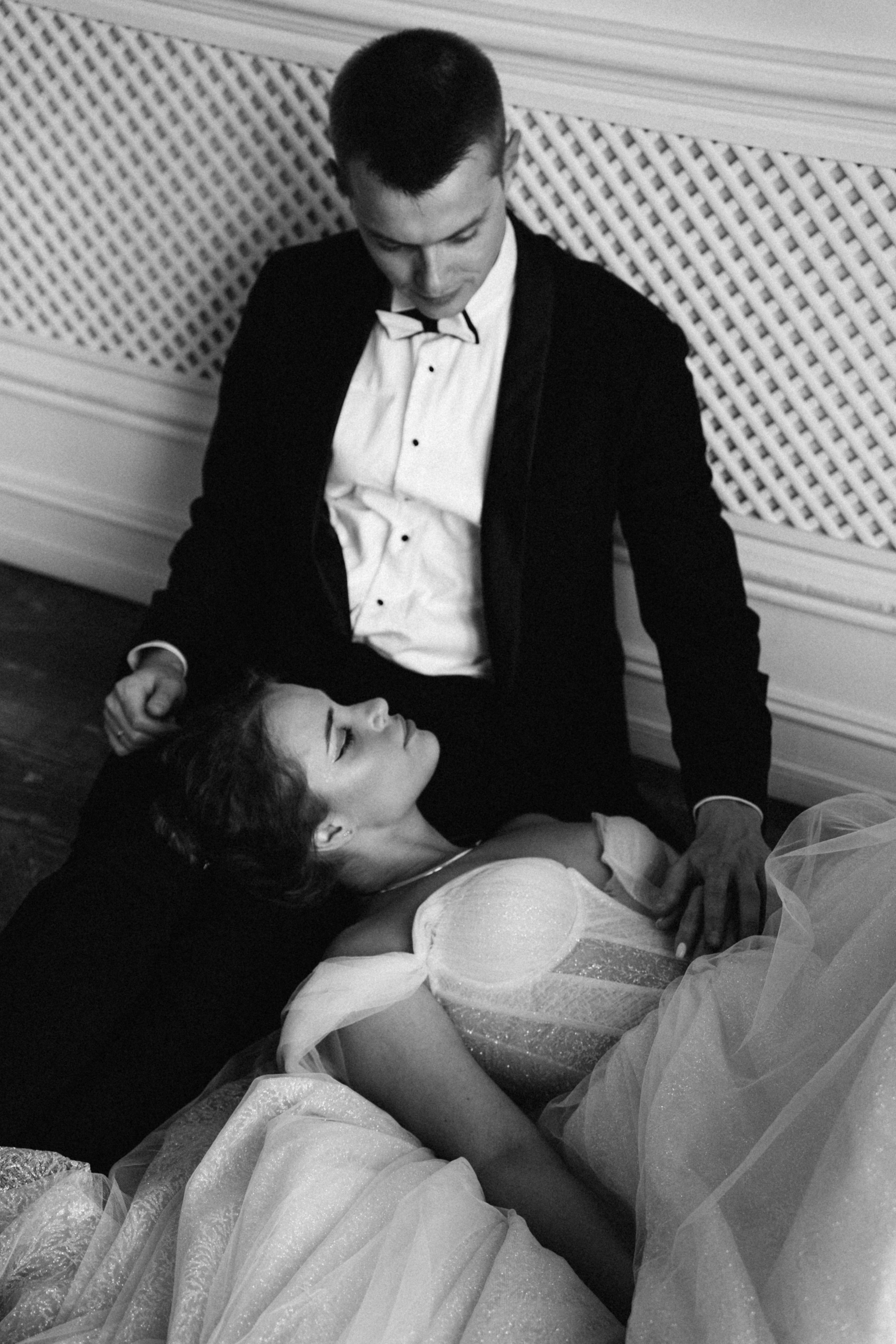 Свадебная фотосессия в студии. Фотограф Москва