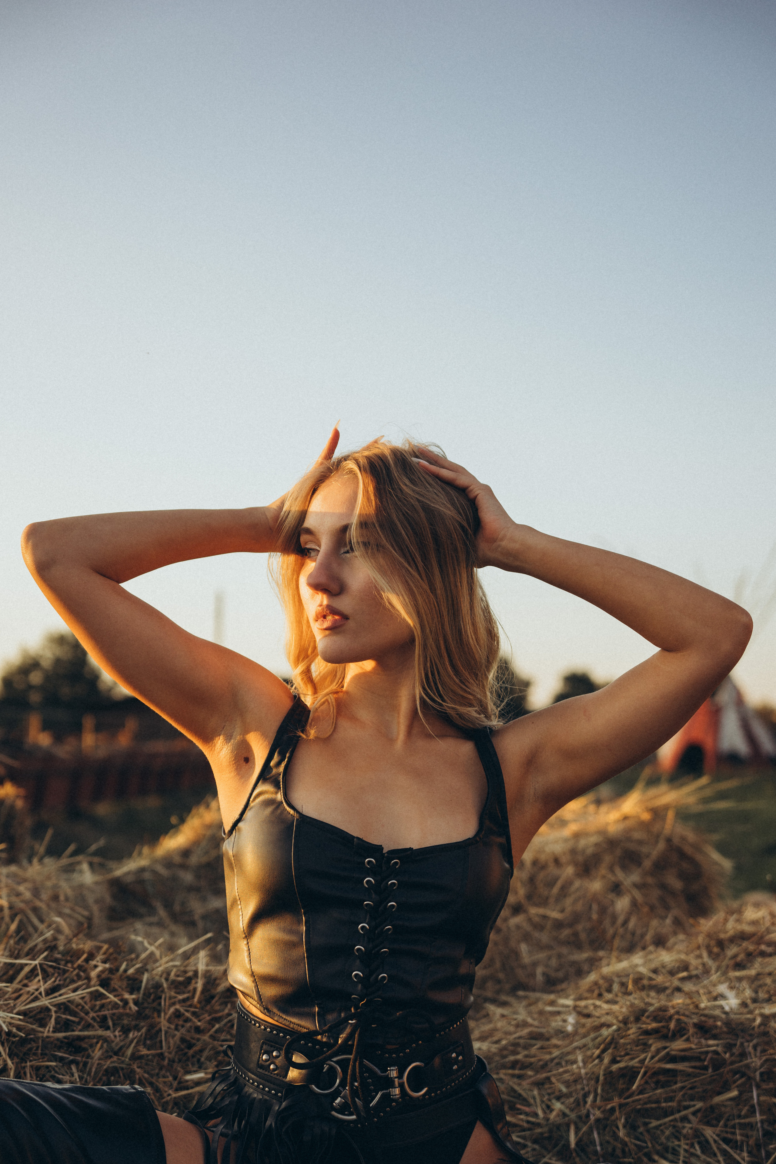 На закате. Фотограф Москва