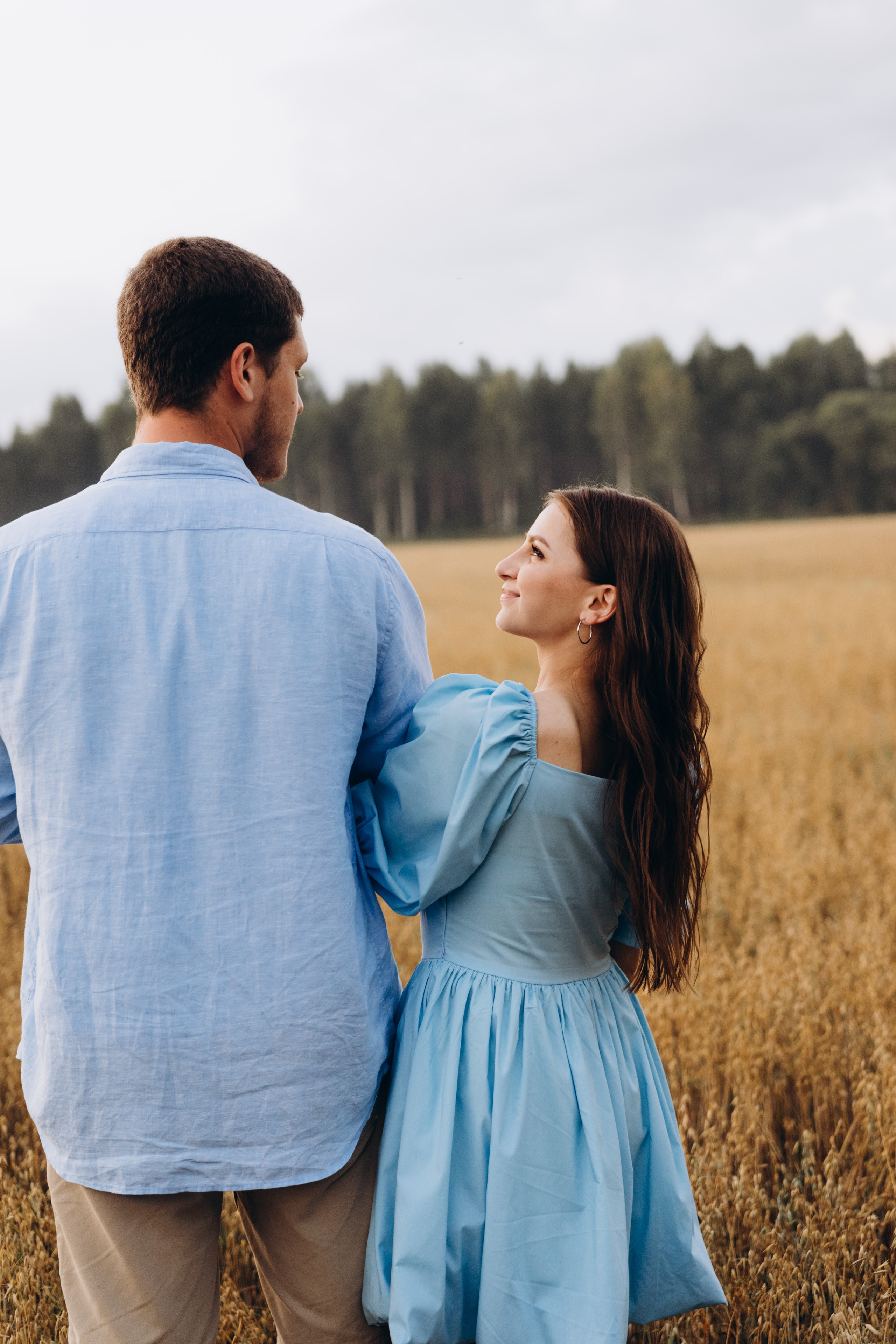 Lovestory на закате. Фотограф Москва
