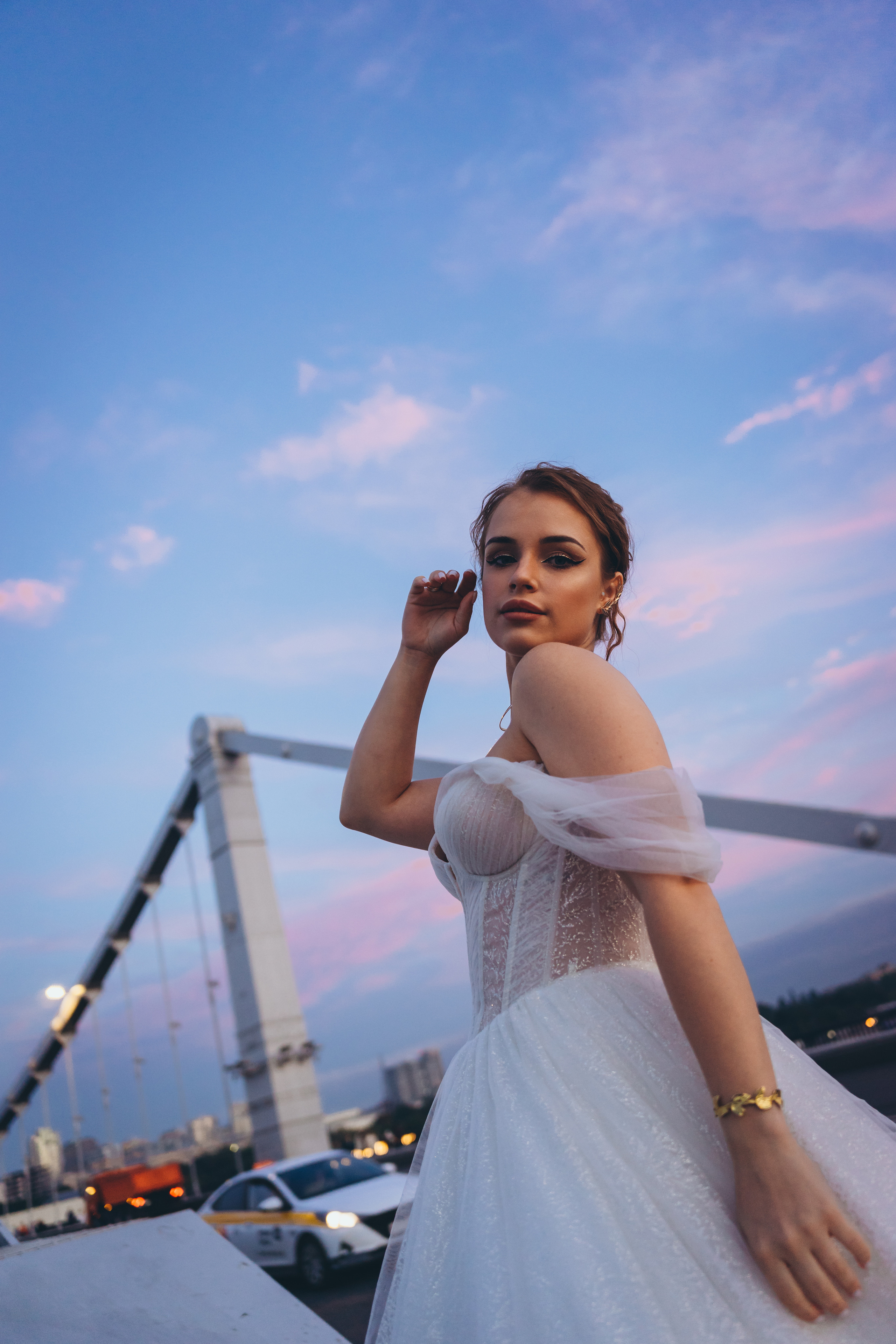 Свадебная лавстори на закате. Фотограф Москва