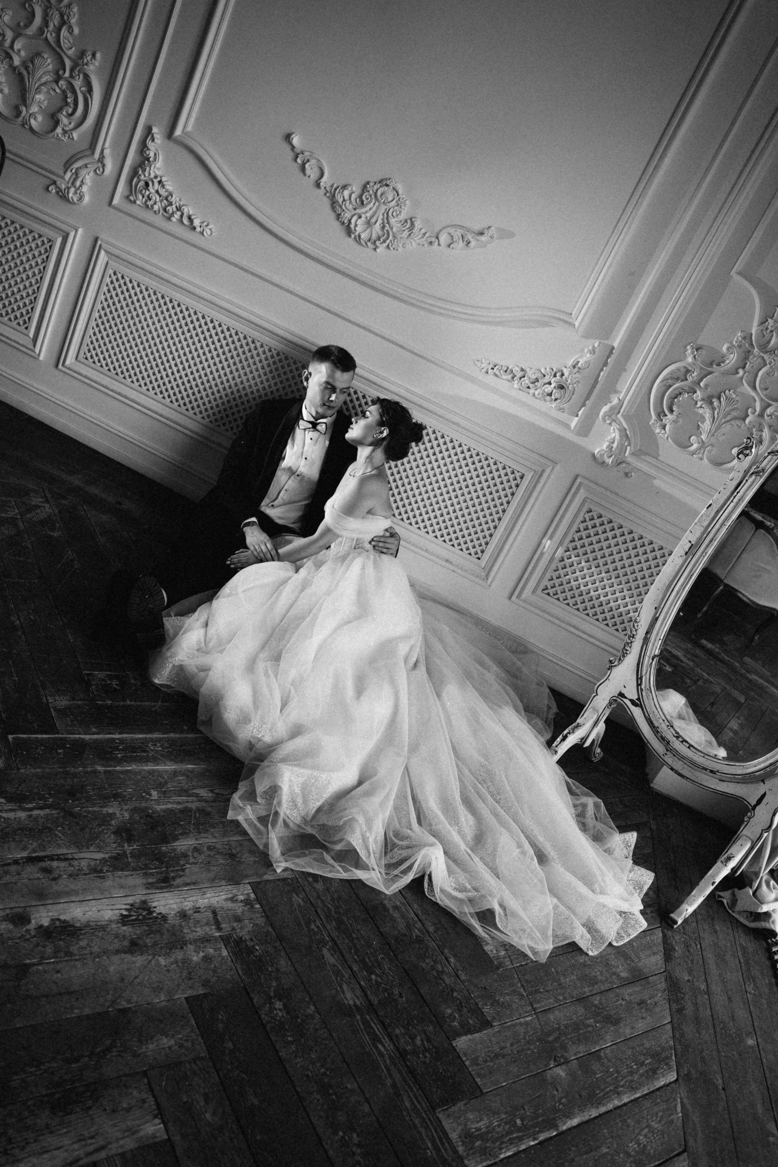 Свадебная фотосессия в студии. Фотограф Москва