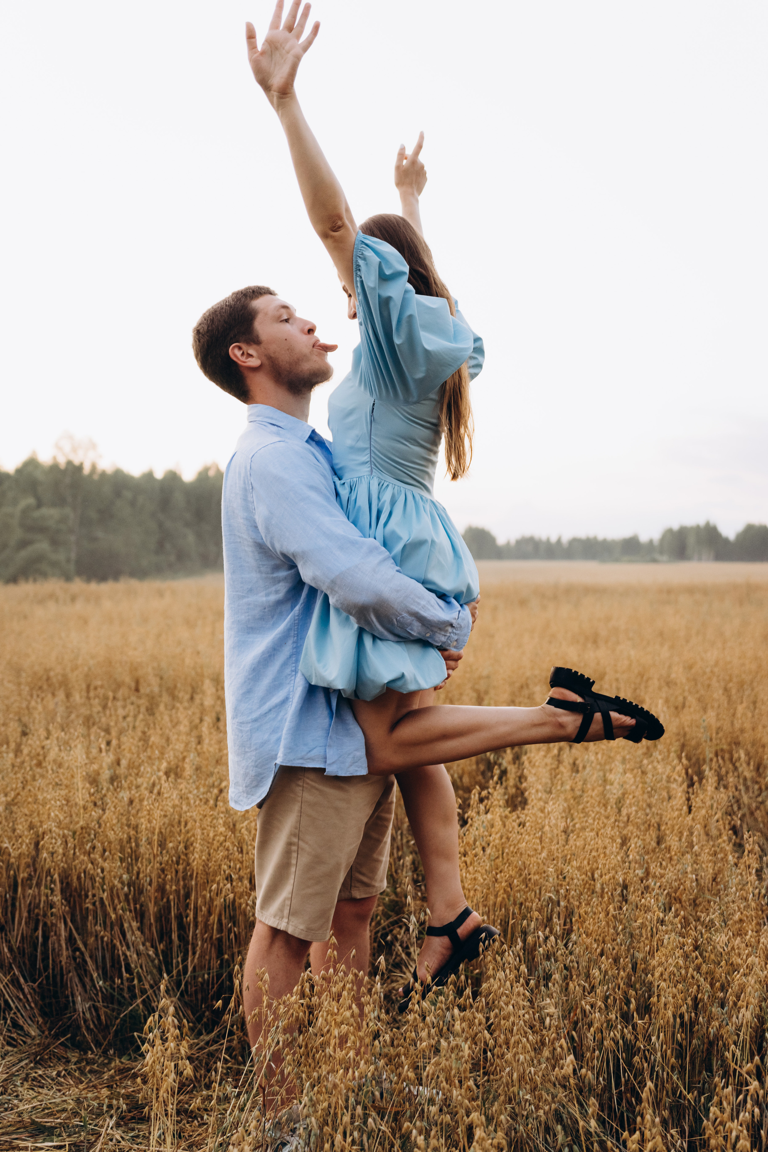 Lovestory на закате. Фотограф Москва